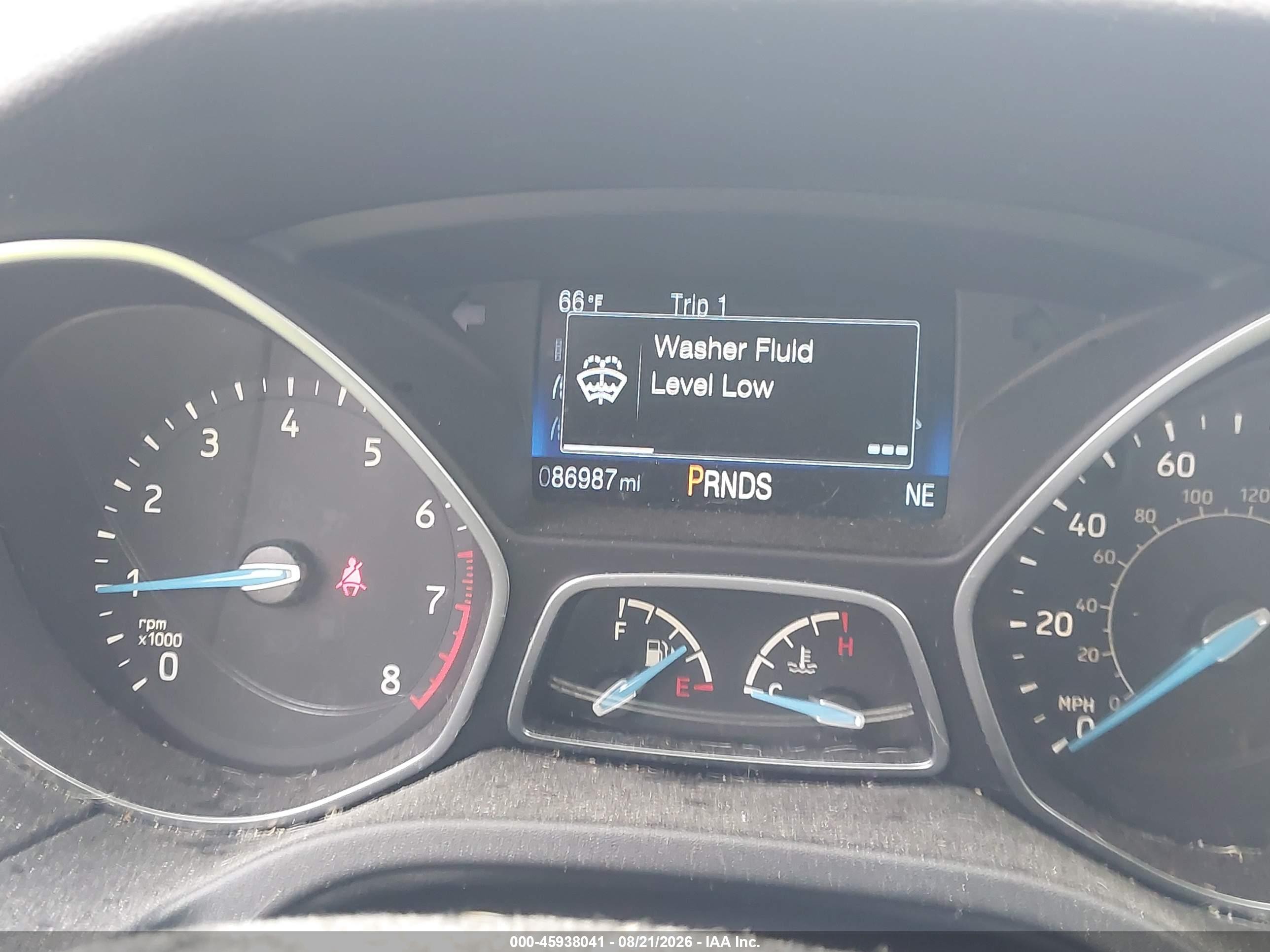 2016 Ford Focus Se Gray vin: 1FADP3F26GL397834