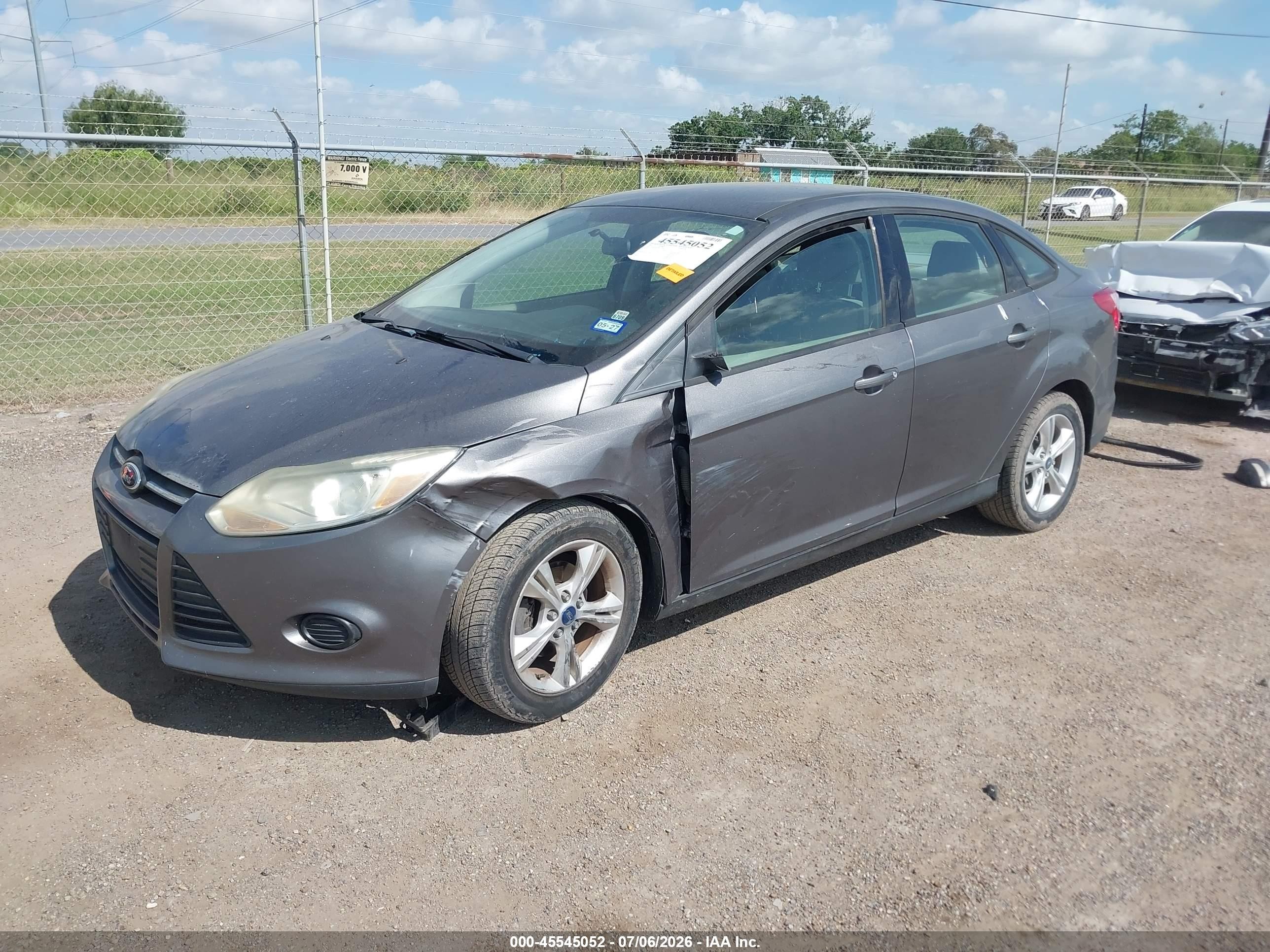 2013 Ford Focus Se Gray vin: 1FADP3F27DL115583