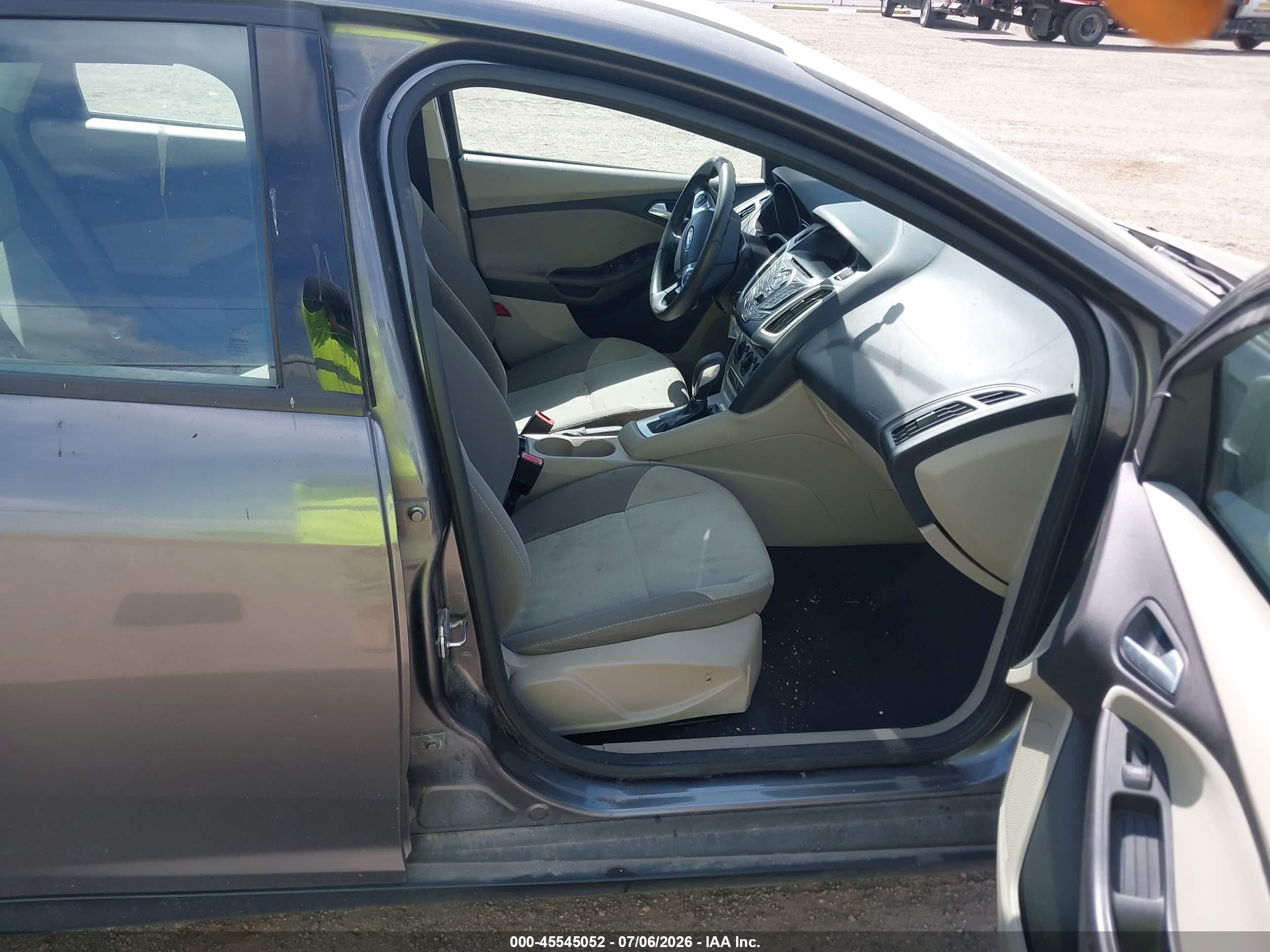 2013 Ford Focus Se Gray vin: 1FADP3F27DL115583