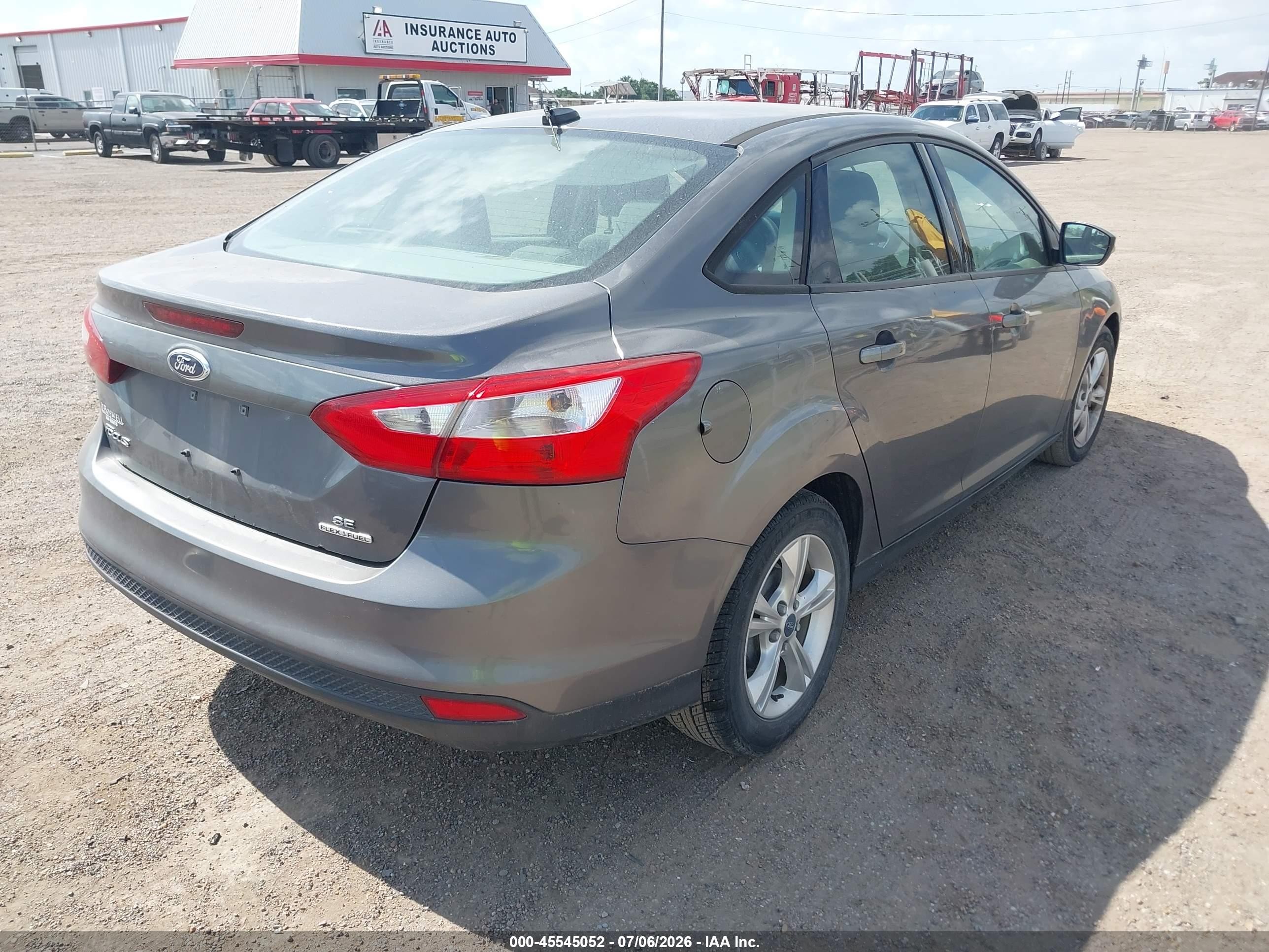 2013 Ford Focus Se Gray vin: 1FADP3F27DL115583