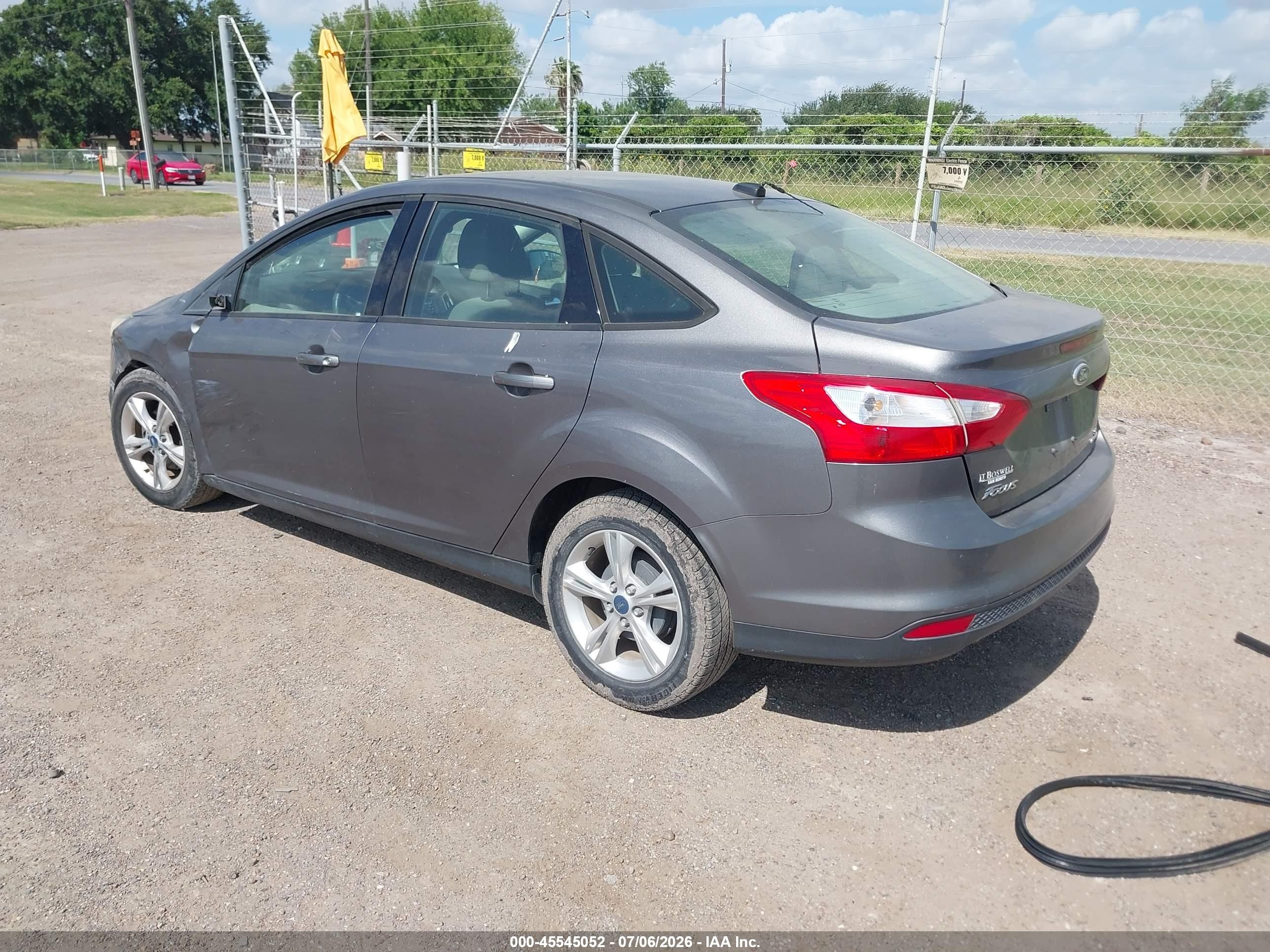 2013 Ford Focus Se Gray vin: 1FADP3F27DL115583