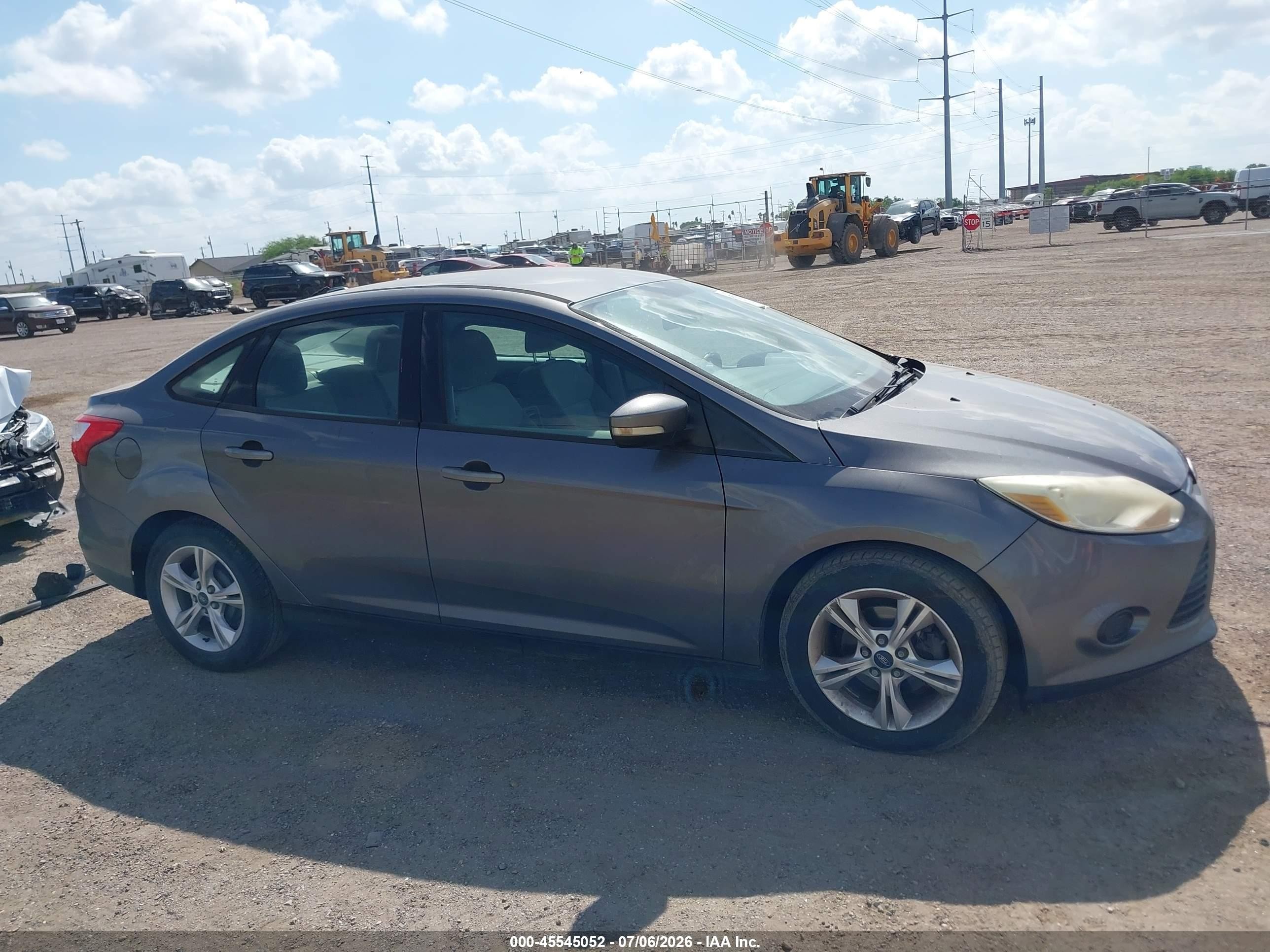 2013 Ford Focus Se Gray vin: 1FADP3F27DL115583