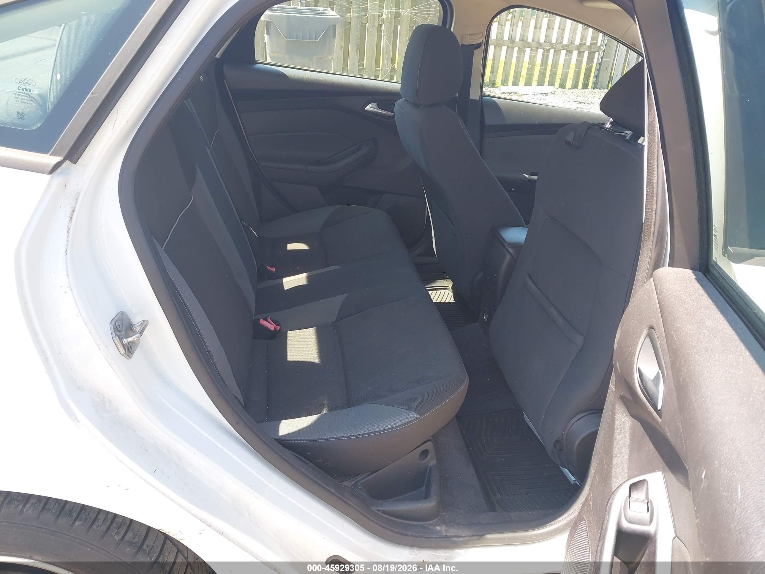 2013 Ford Focus Se White vin: 1FADP3F27DL118810