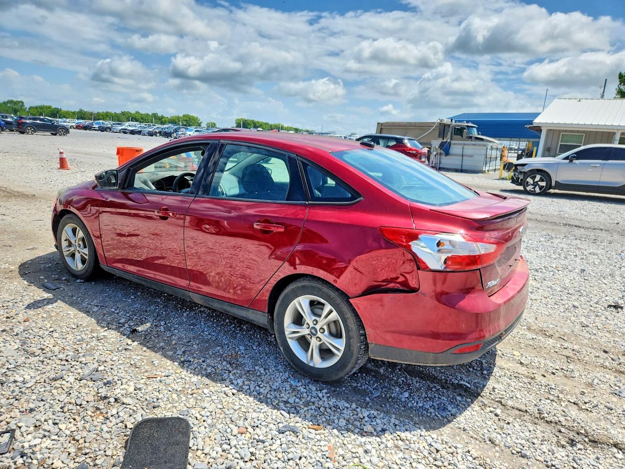 2013 Ford Focus Se Red vin: 1FADP3F27DL131671