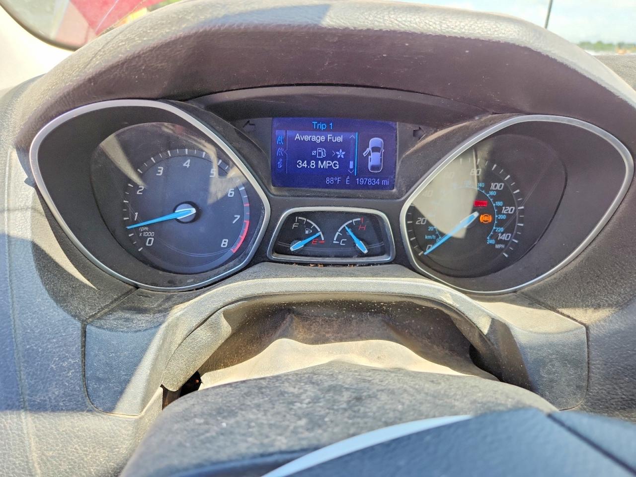 2013 Ford Focus Se Red vin: 1FADP3F27DL131671