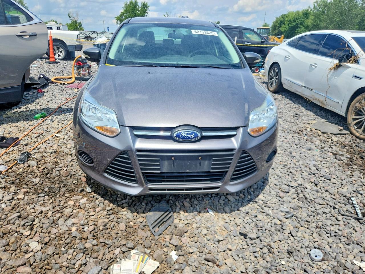 2013 Ford Focus Se Gray vin: 1FADP3F27DL143030