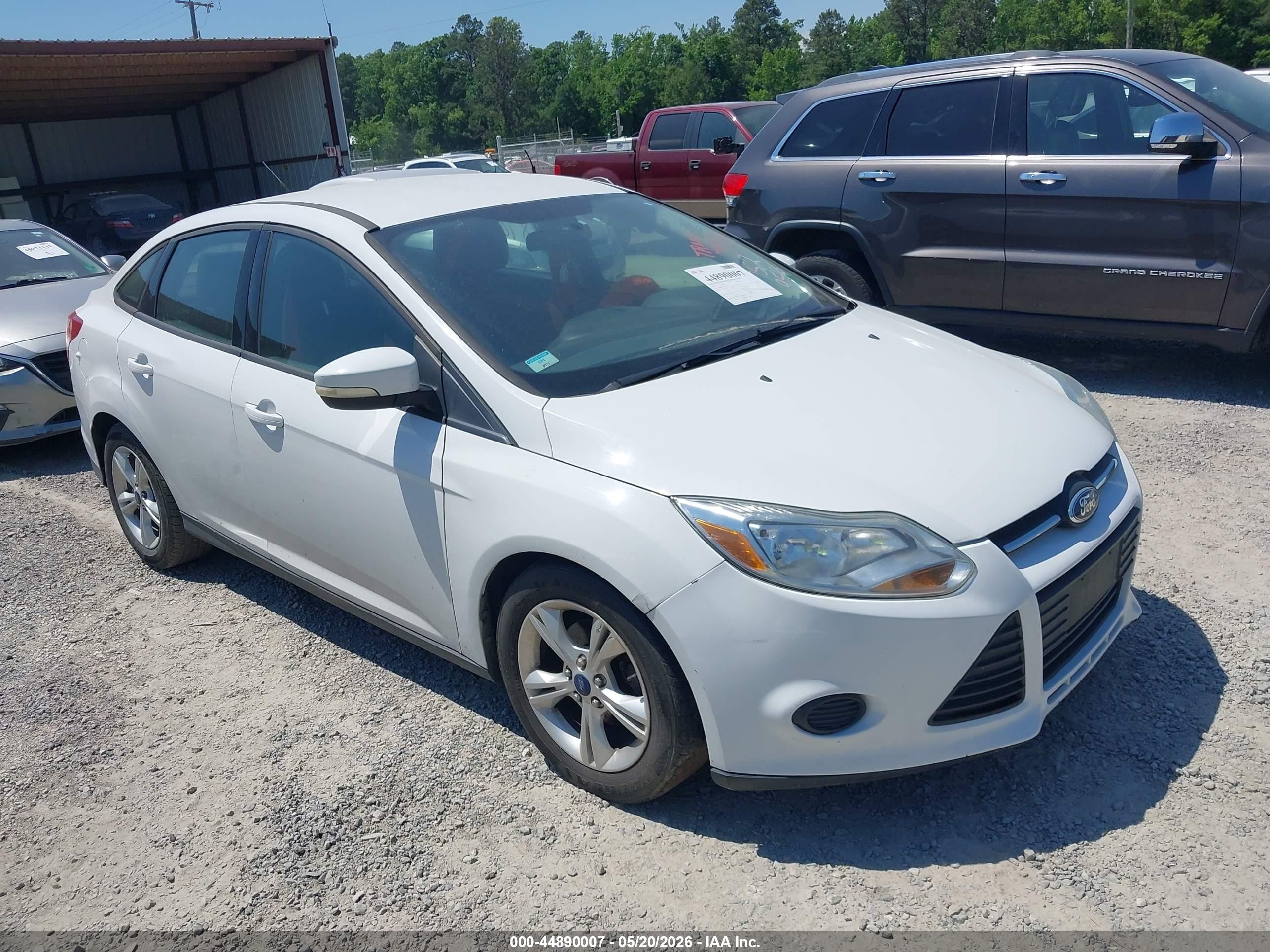 2013 Ford Focus Se White vin: 1FADP3F27DL152956