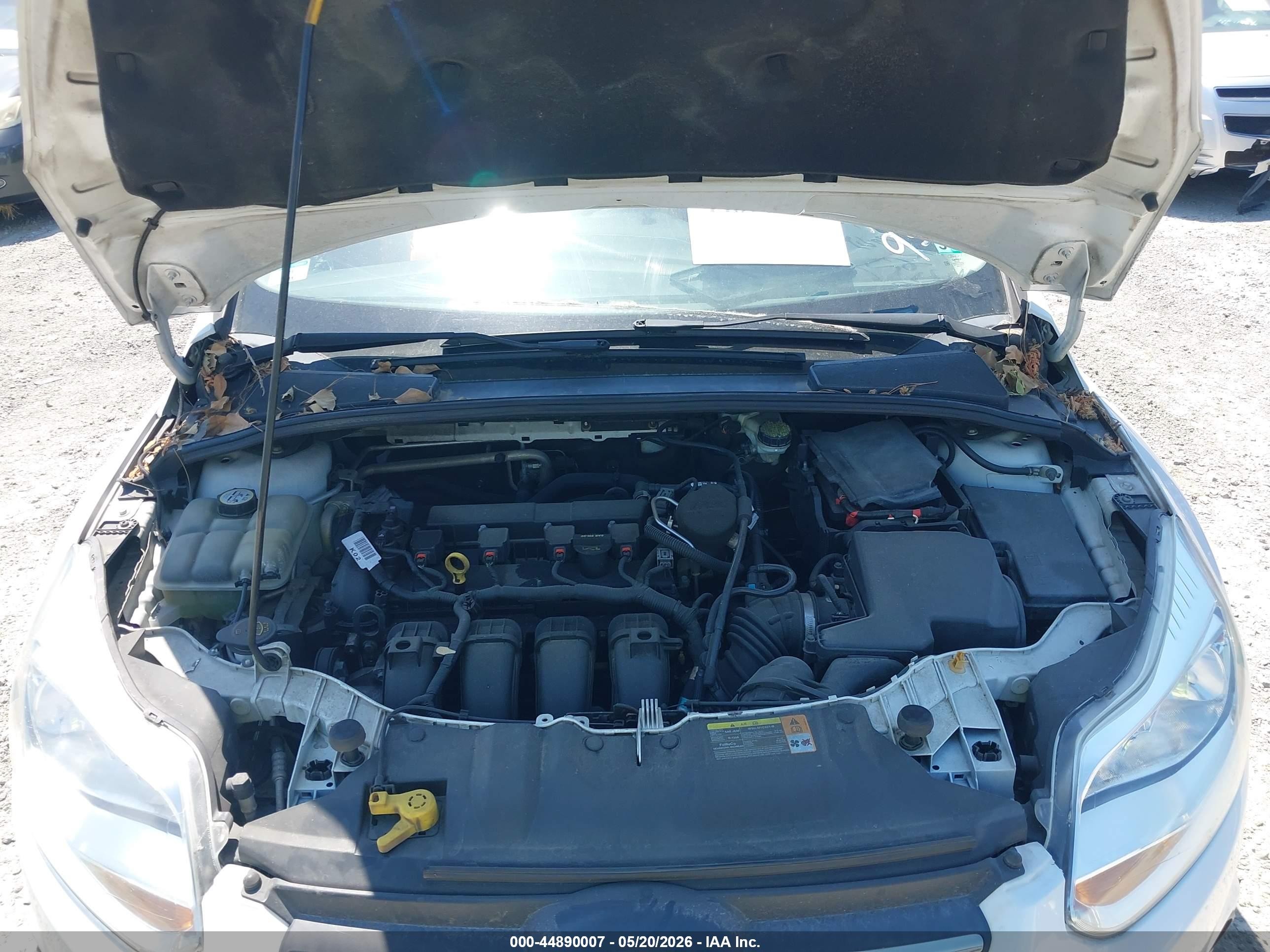 2013 Ford Focus Se White vin: 1FADP3F27DL152956