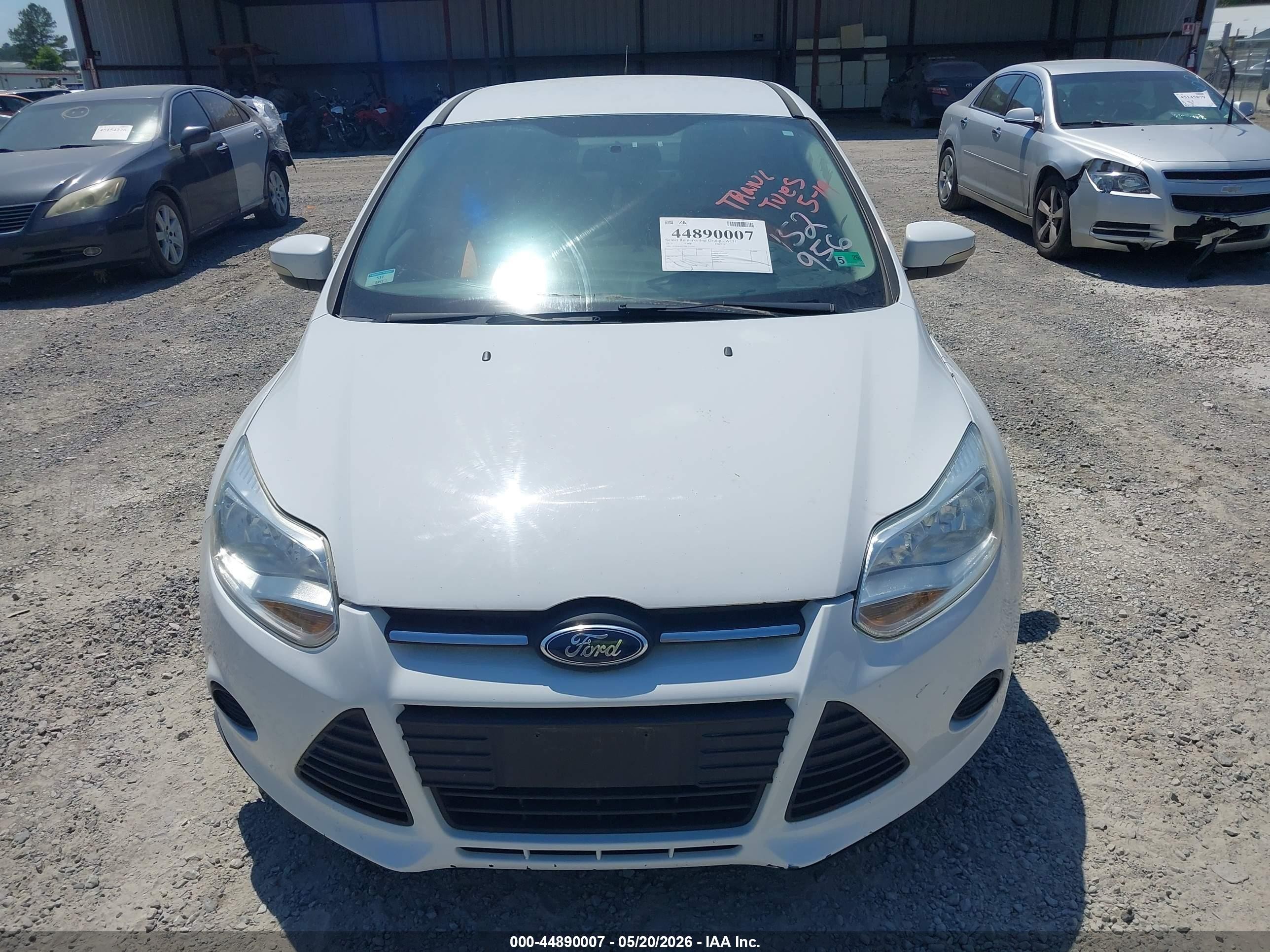 2013 Ford Focus Se White vin: 1FADP3F27DL152956
