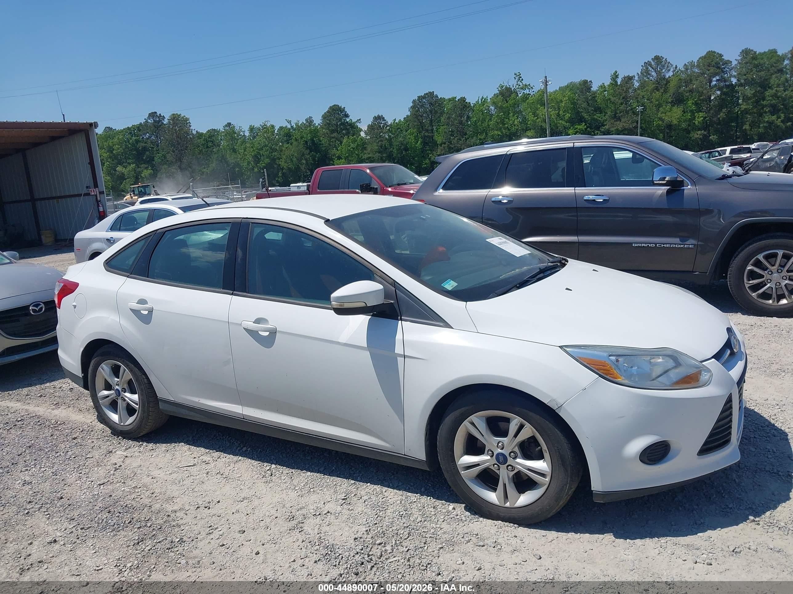 2013 Ford Focus Se White vin: 1FADP3F27DL152956