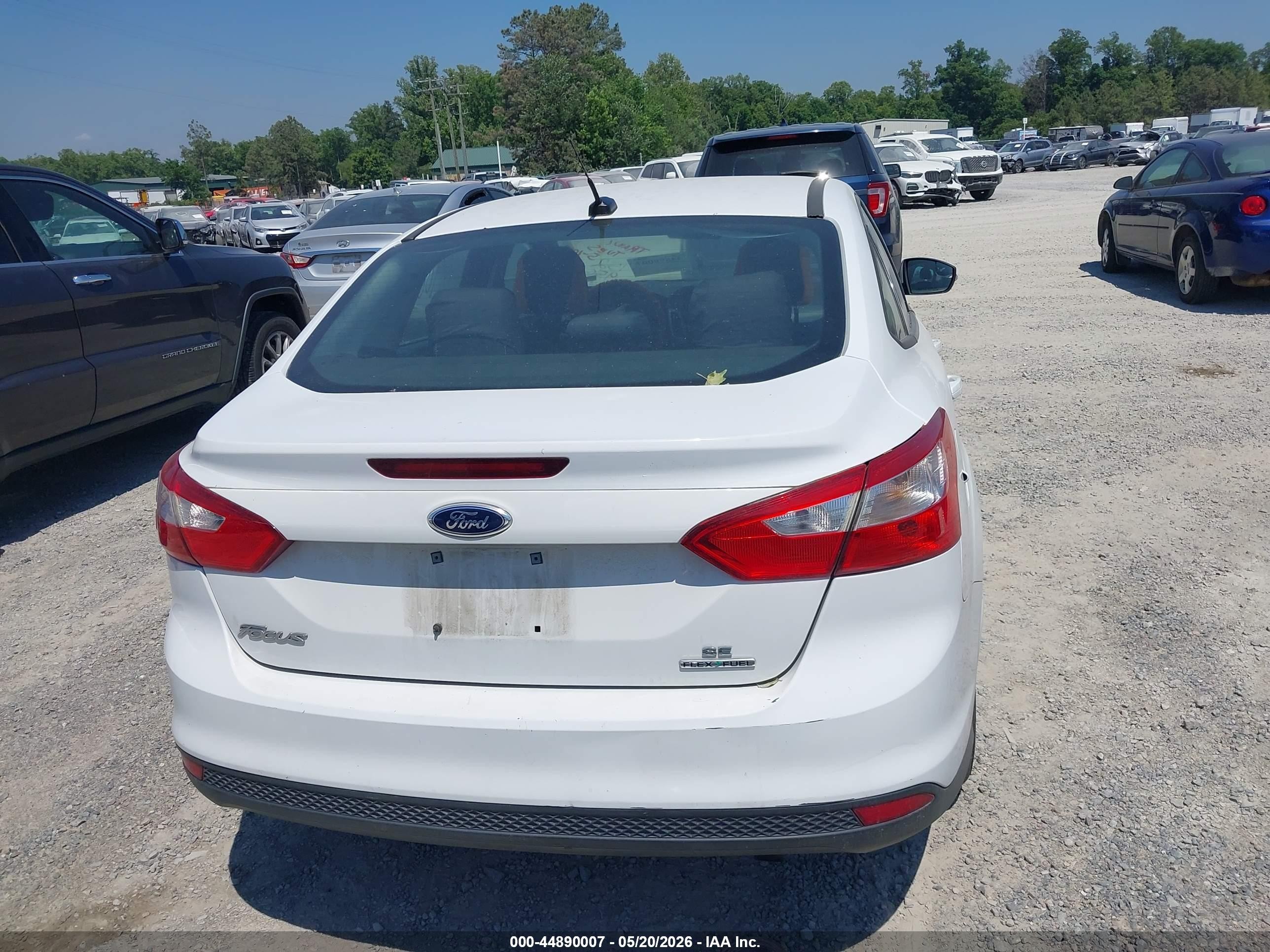 2013 Ford Focus Se White vin: 1FADP3F27DL152956