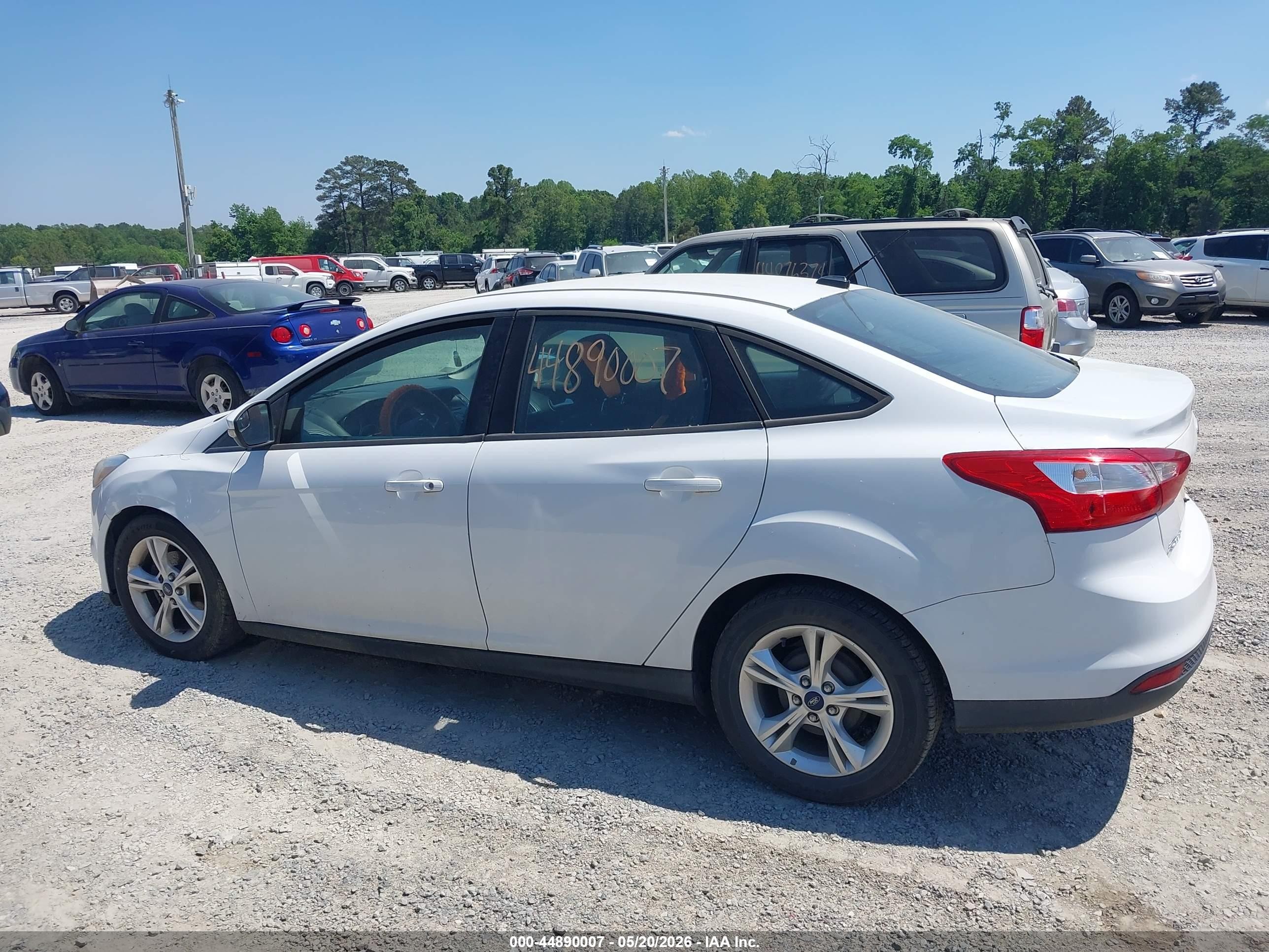 2013 Ford Focus Se White vin: 1FADP3F27DL152956