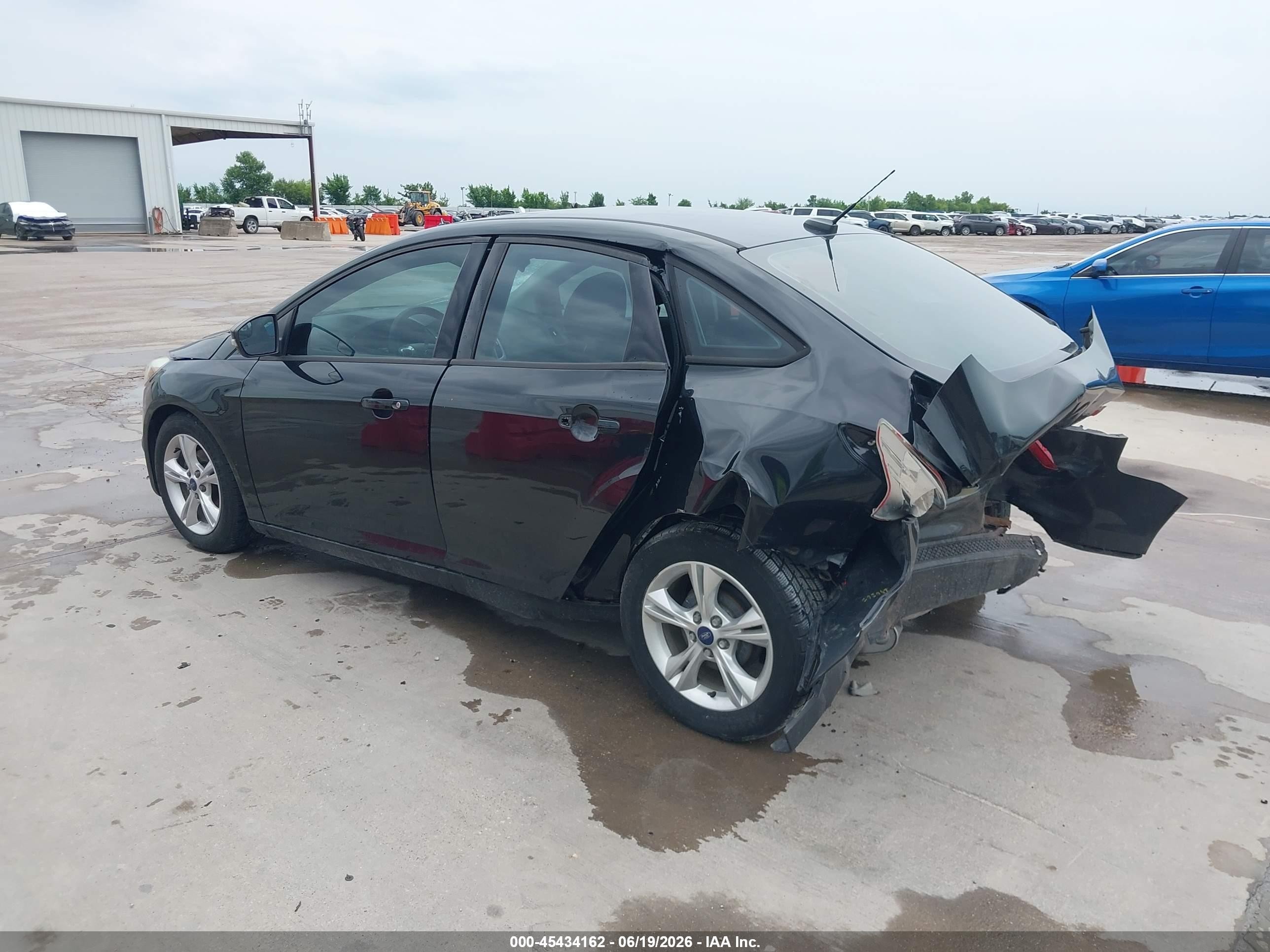 2013 Ford Focus Se Черный vin: 1FADP3F27DL162290