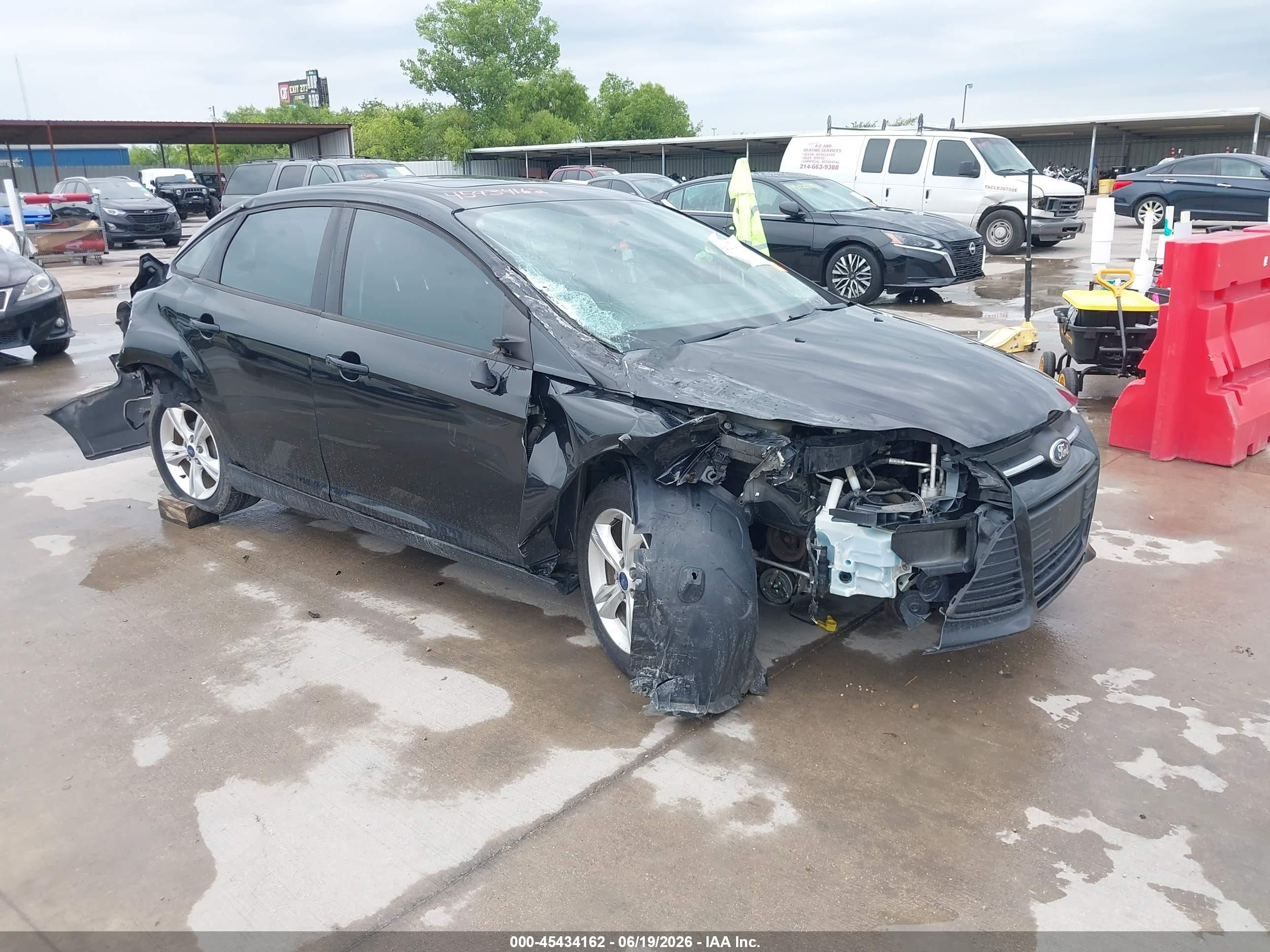 2013 Ford Focus Se Black vin: 1FADP3F27DL162290