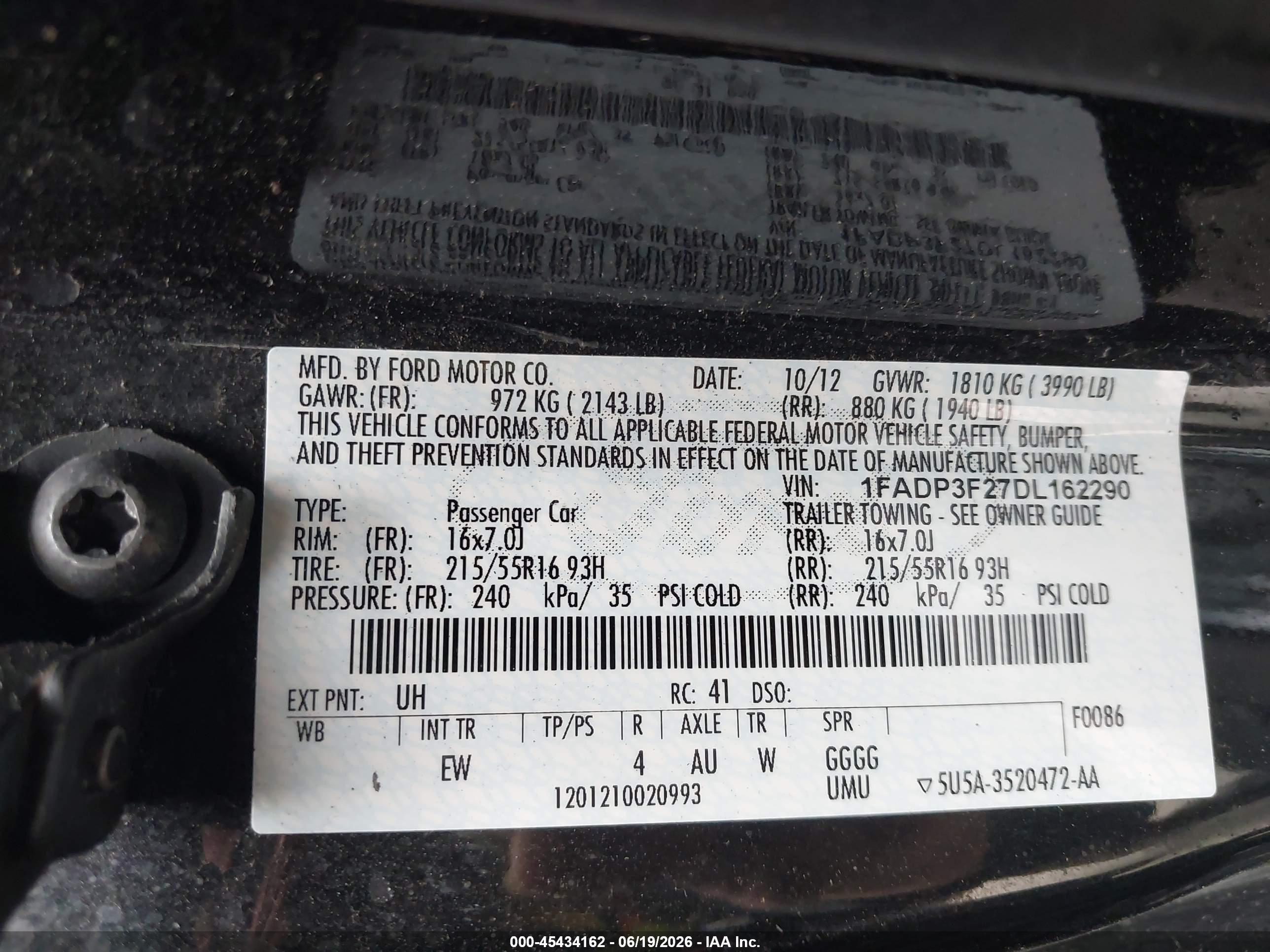 2013 Ford Focus Se Черный vin: 1FADP3F27DL162290
