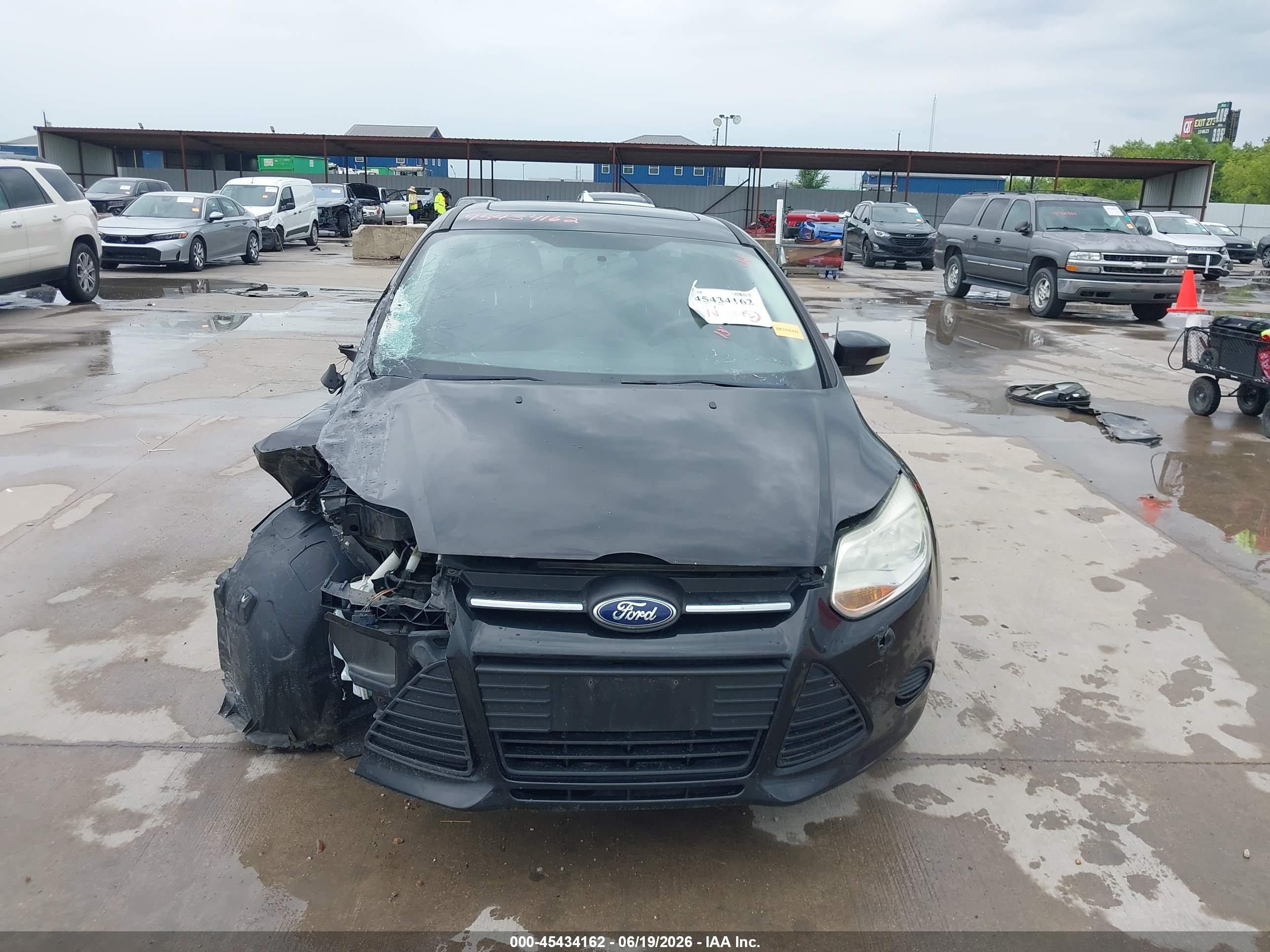 2013 Ford Focus Se Черный vin: 1FADP3F27DL162290