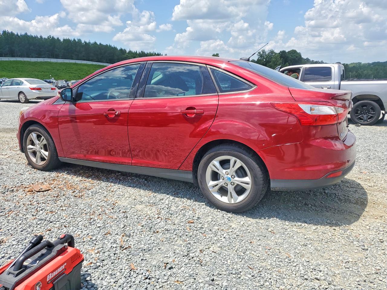 2013 Ford Focus Se Red vin: 1FADP3F27DL167277