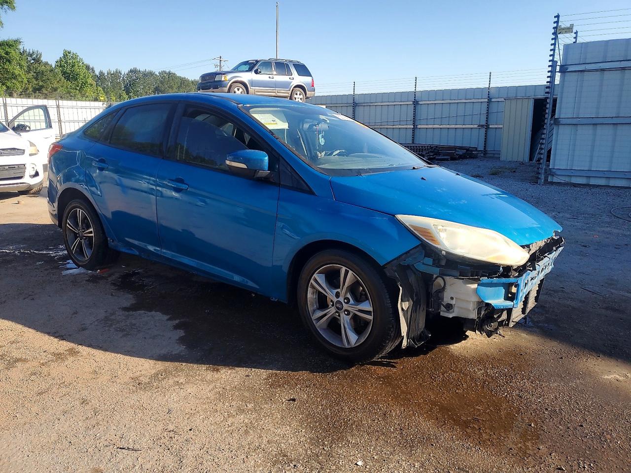 2013 Ford Focus Se Blue vin: 1FADP3F27DL167294