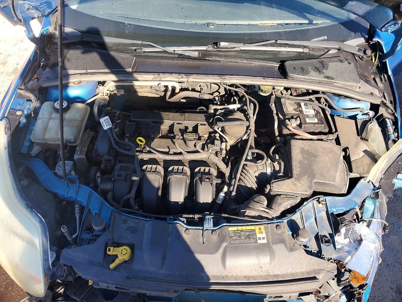 2013 Ford Focus Se Blue vin: 1FADP3F27DL167294