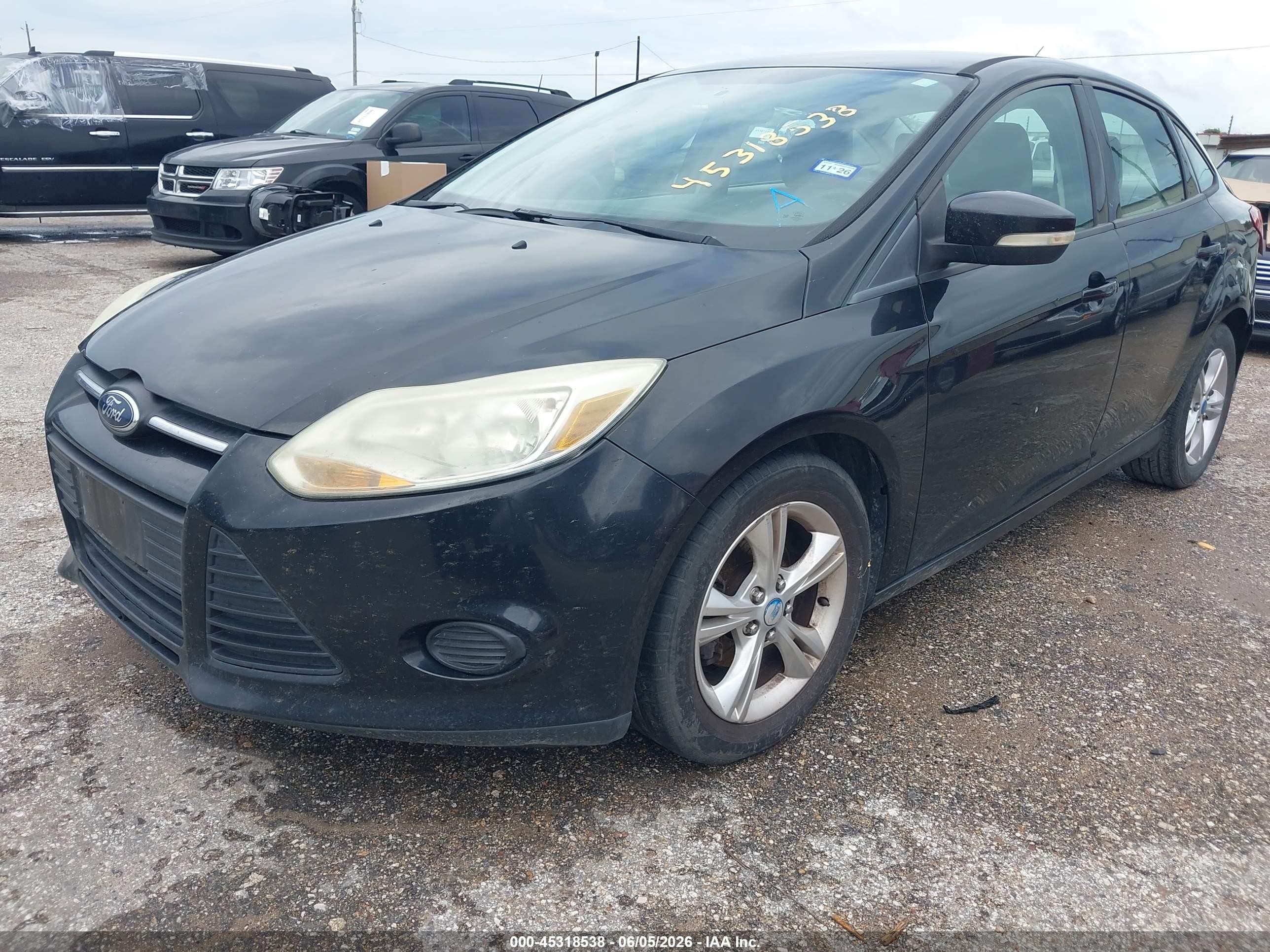2013 Ford Focus Se Черный vin: 1FADP3F27DL169708