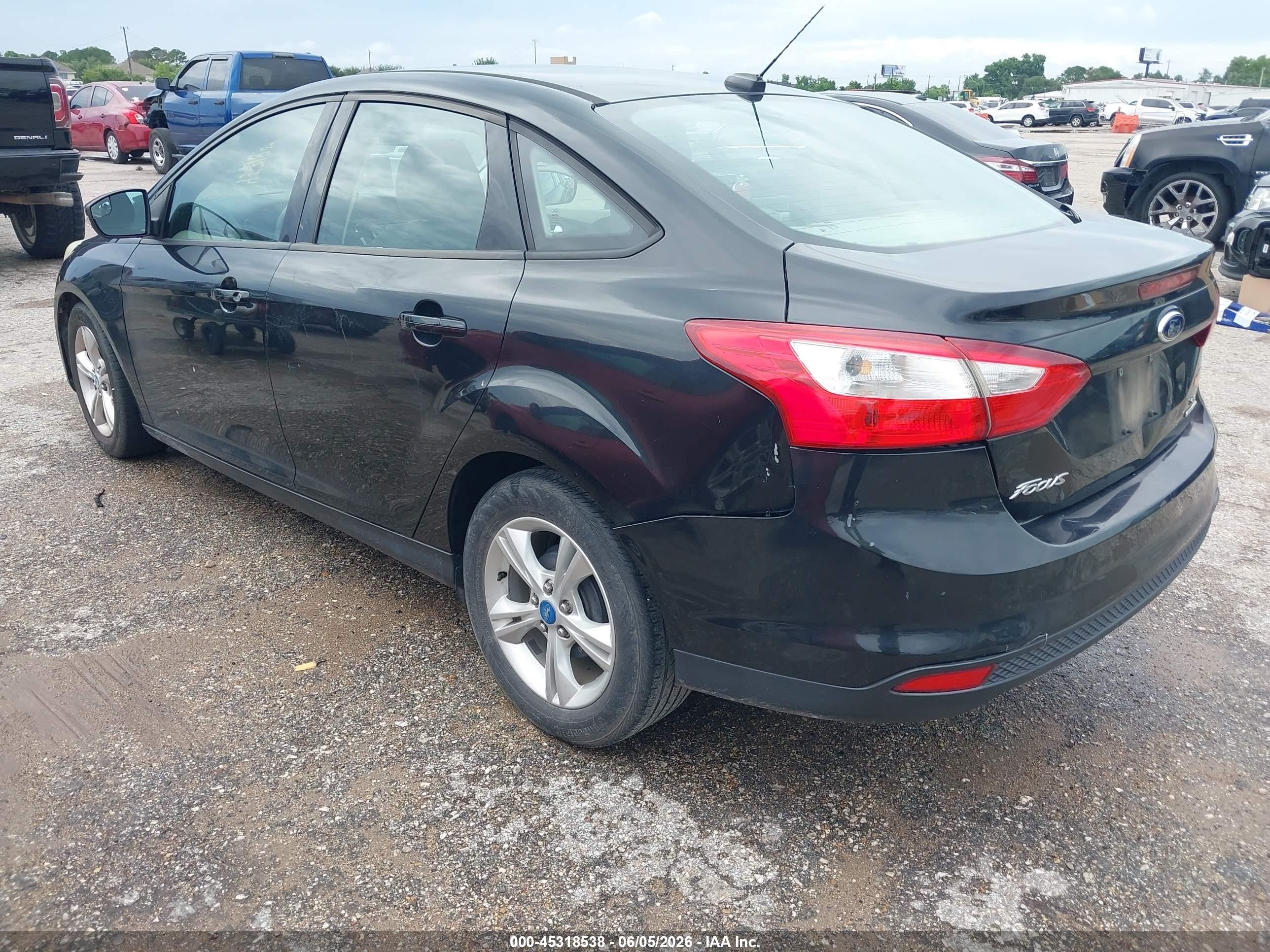 2013 Ford Focus Se Черный vin: 1FADP3F27DL169708
