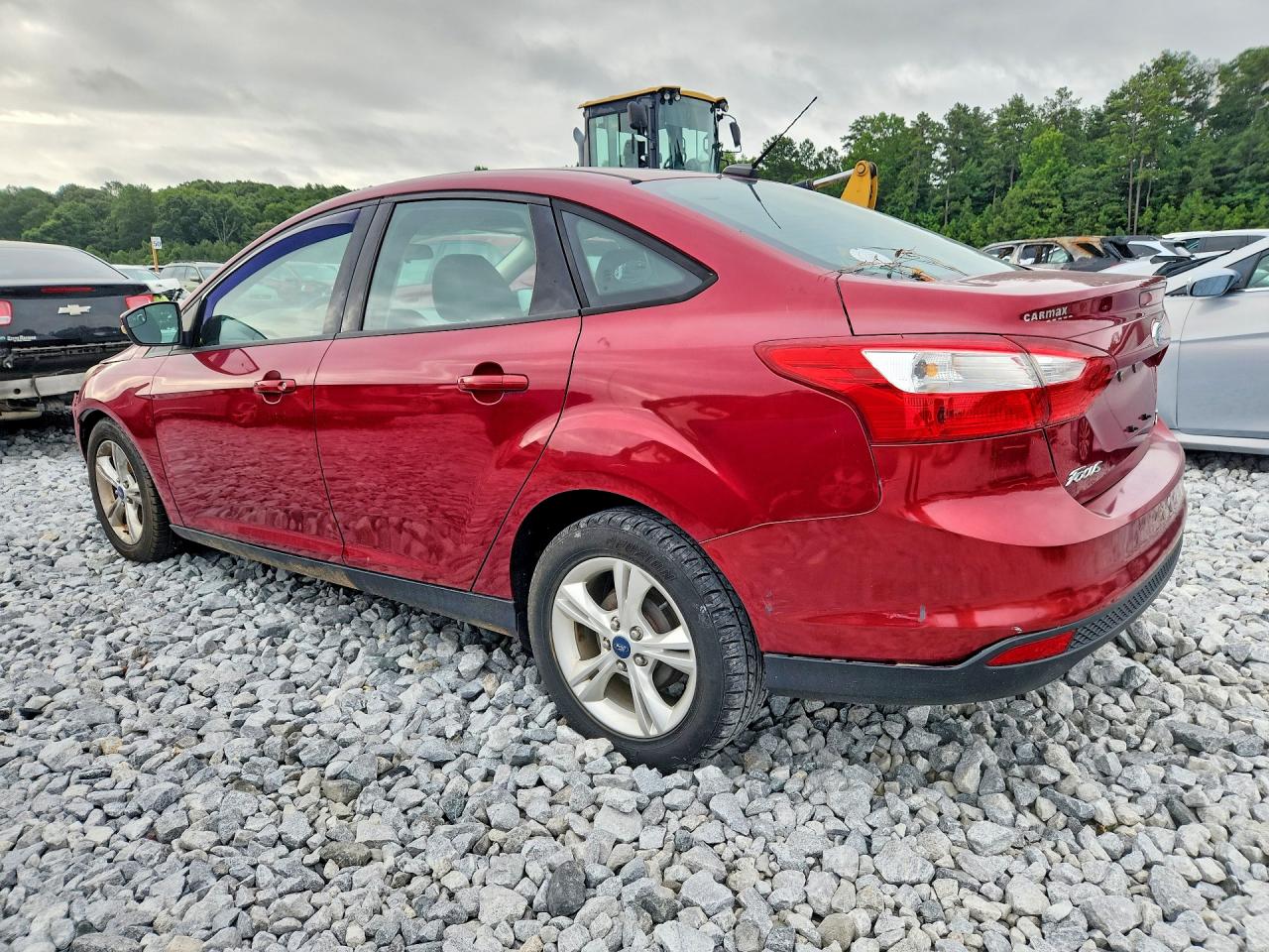 2013 Ford Focus Se Maroon vin: 1FADP3F27DL176397