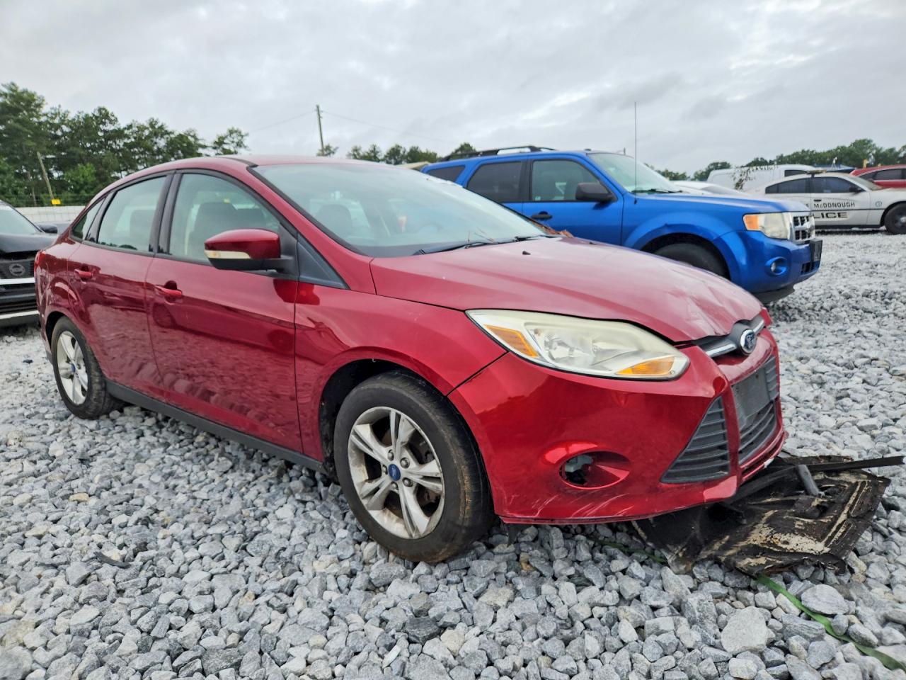 2013 Ford Focus Se Maroon vin: 1FADP3F27DL176397