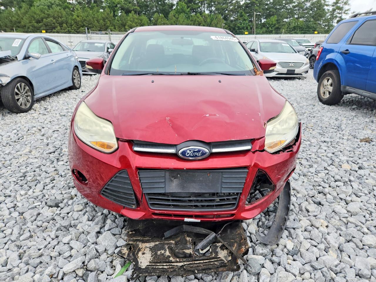 2013 Ford Focus Se Maroon vin: 1FADP3F27DL176397