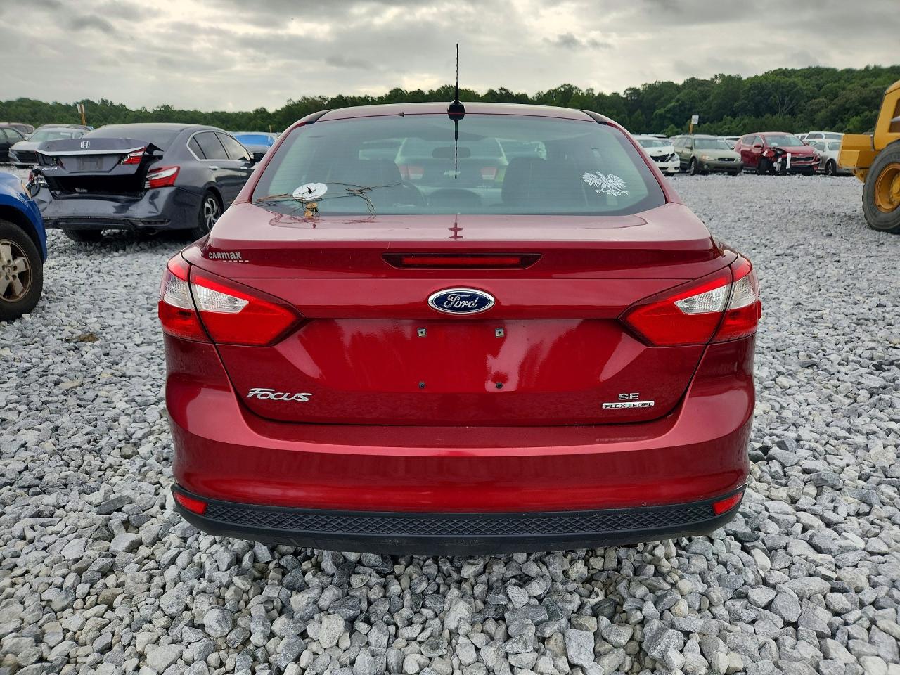 2013 Ford Focus Se Maroon vin: 1FADP3F27DL176397