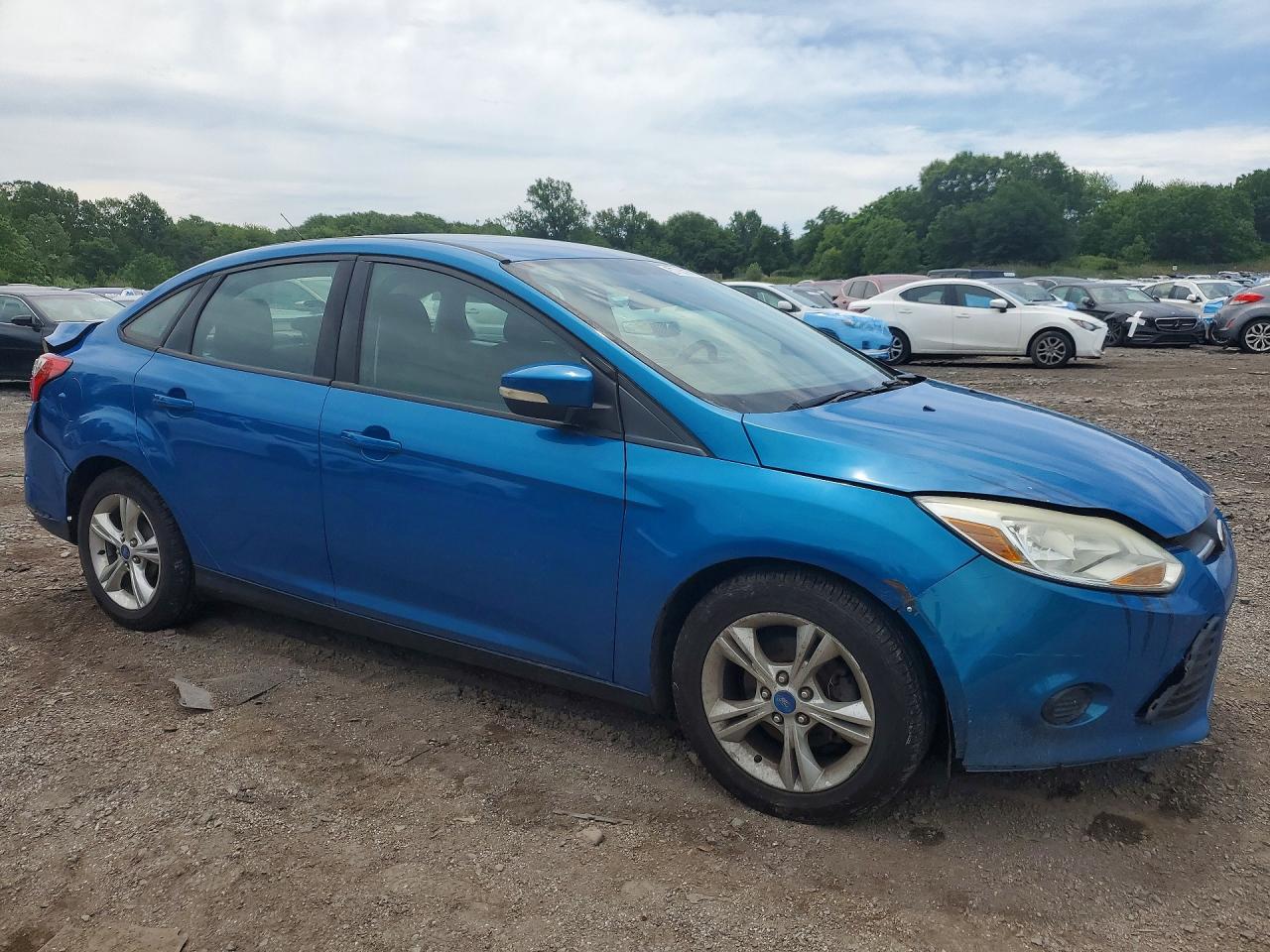 2013 Ford Focus Se Blue vin: 1FADP3F27DL180417