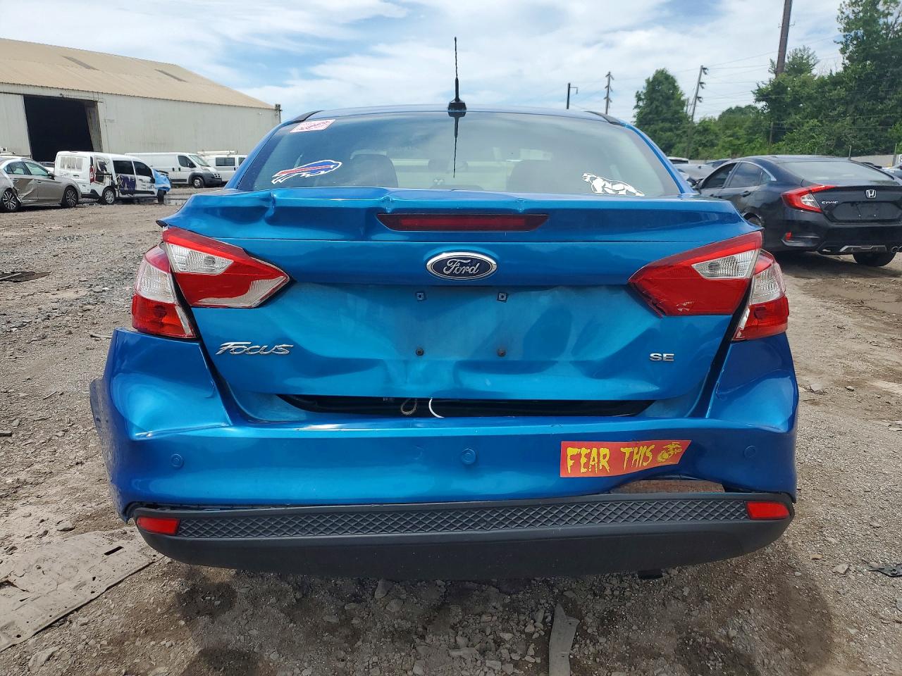 2013 Ford Focus Se Blue vin: 1FADP3F27DL180417