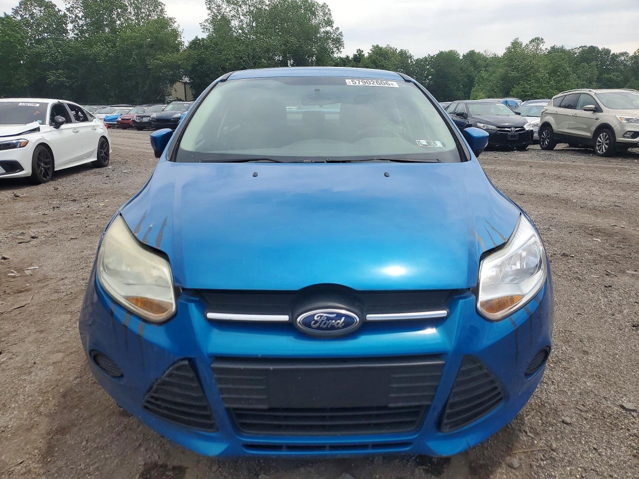 2013 Ford Focus Se Blue vin: 1FADP3F27DL180417
