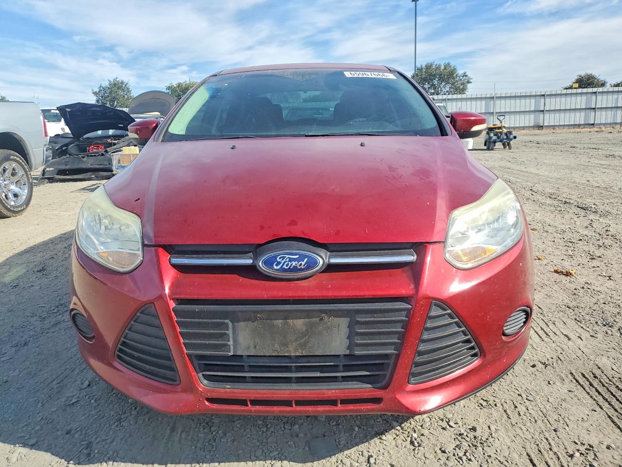 2013 Ford Focus Se Red vin: 1FADP3F27DL184757