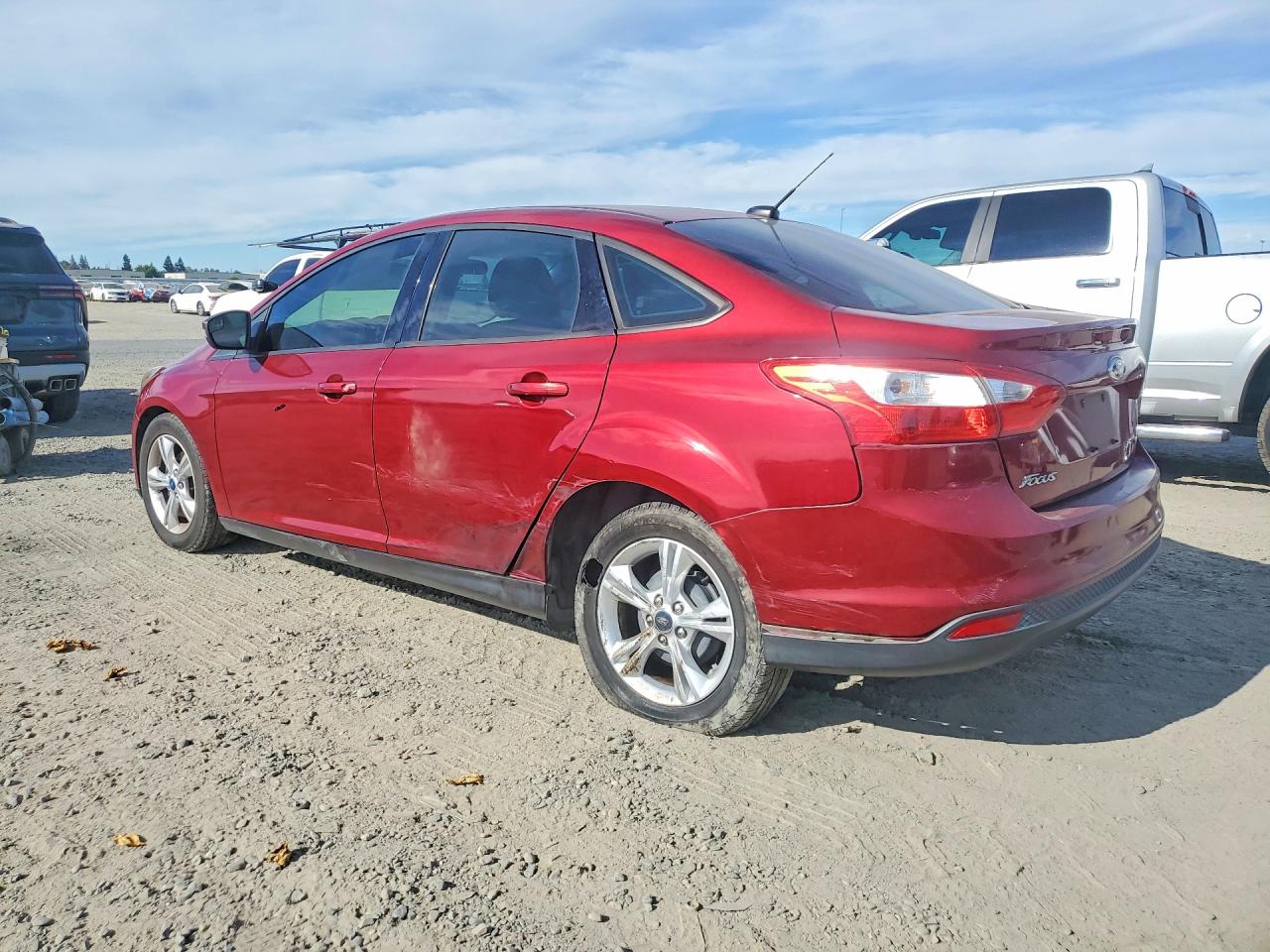 2013 Ford Focus Se Red vin: 1FADP3F27DL184757