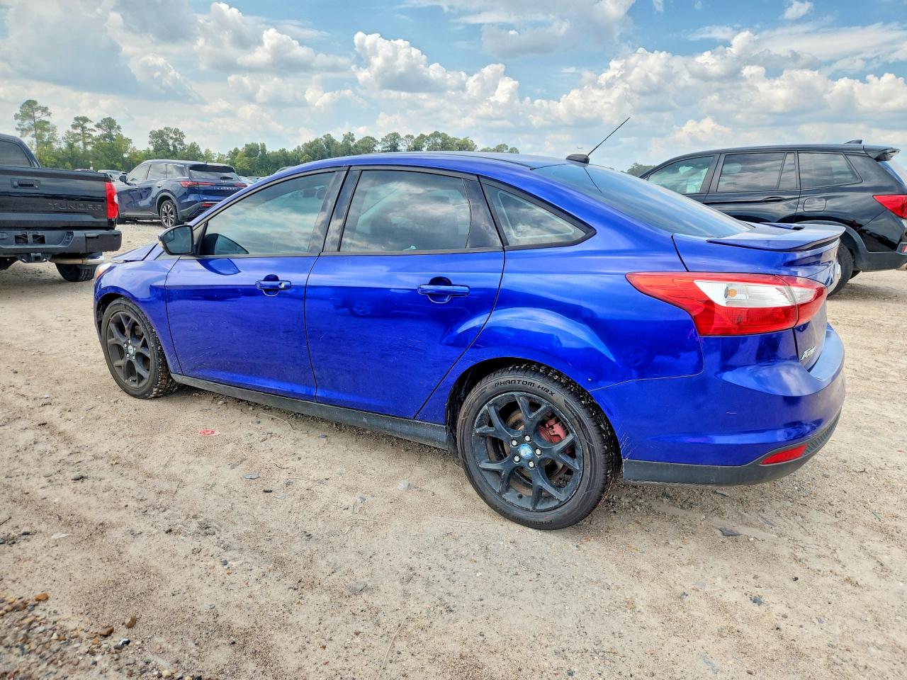 2013 Ford Focus Se Blue vin: 1FADP3F27DL187402