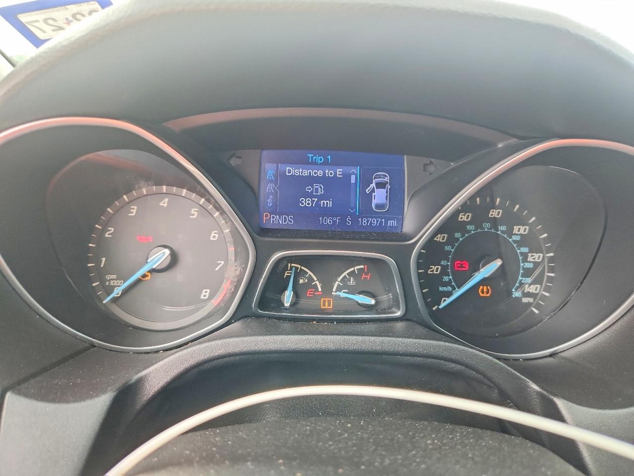 2013 Ford Focus Se Blue vin: 1FADP3F27DL187402