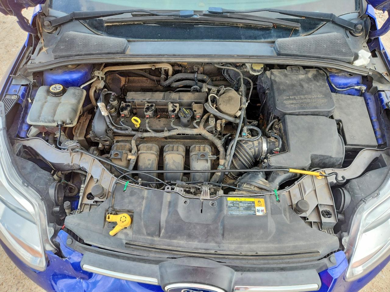 2013 Ford Focus Se Blue vin: 1FADP3F27DL187402