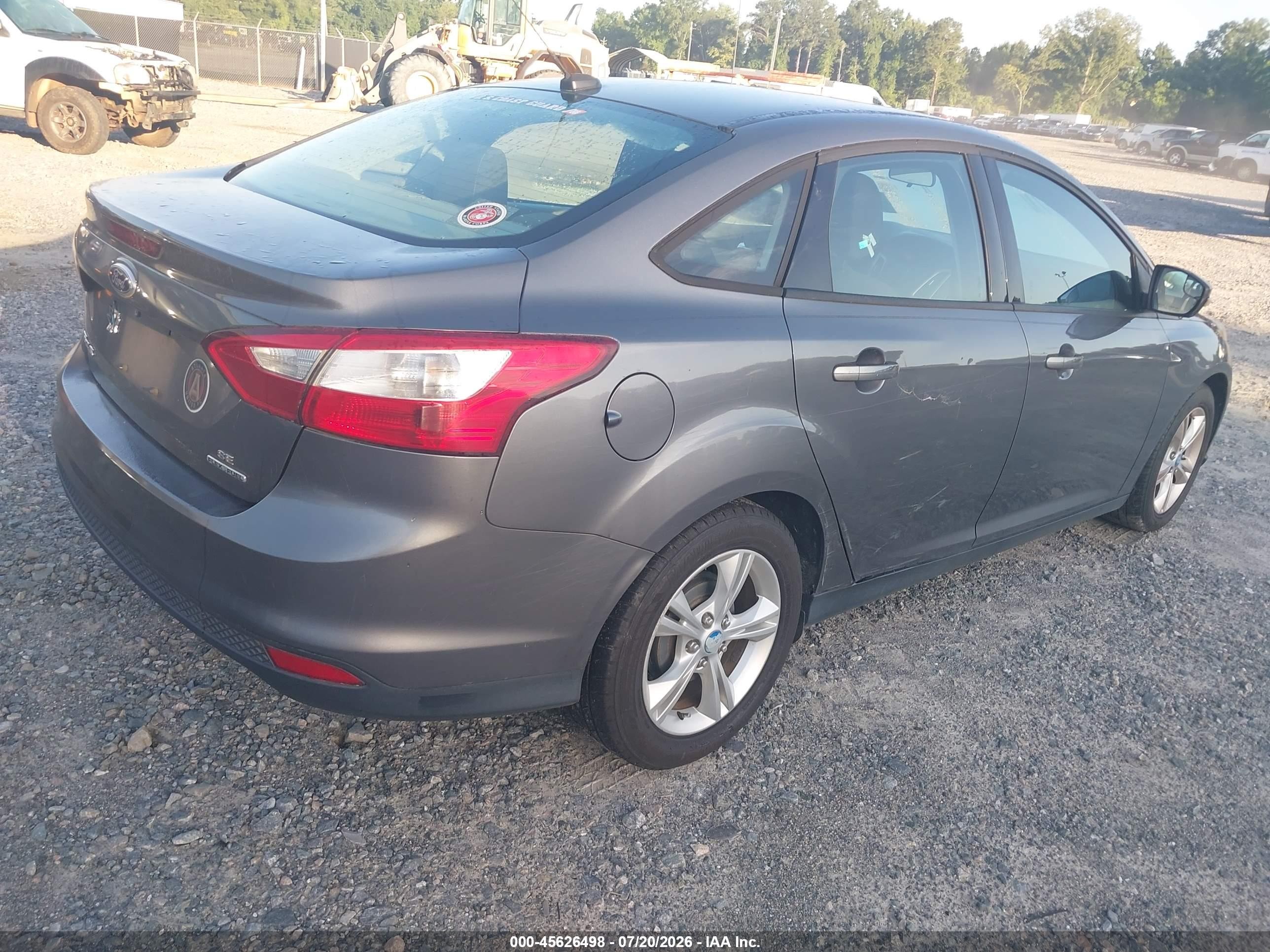 2013 Ford Focus Se Серый vin: 1FADP3F27DL216932