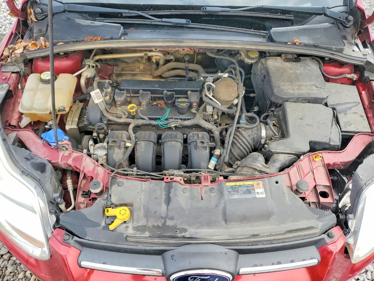 2013 Ford Focus Se Red vin: 1FADP3F27DL224965