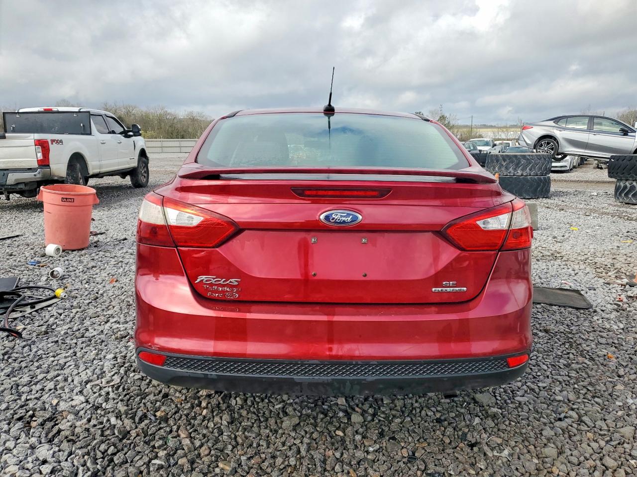 2013 Ford Focus Se Red vin: 1FADP3F27DL224965