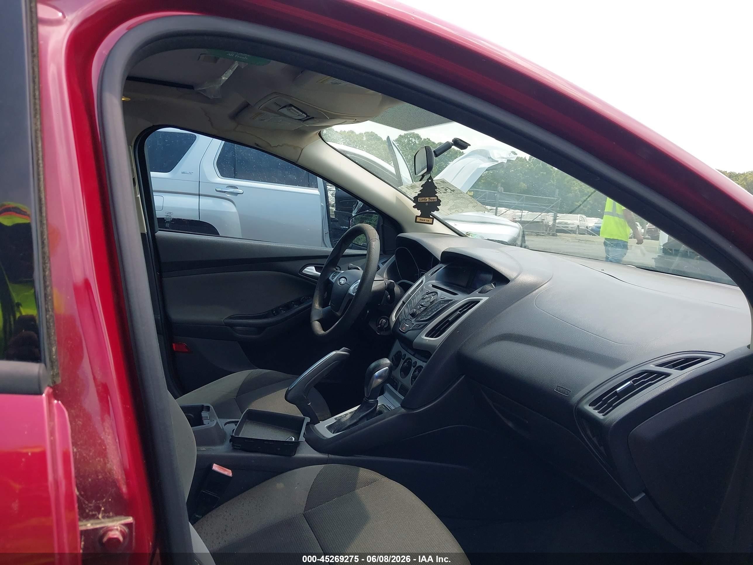 2013 Ford Focus Se Red vin: 1FADP3F27DL225453