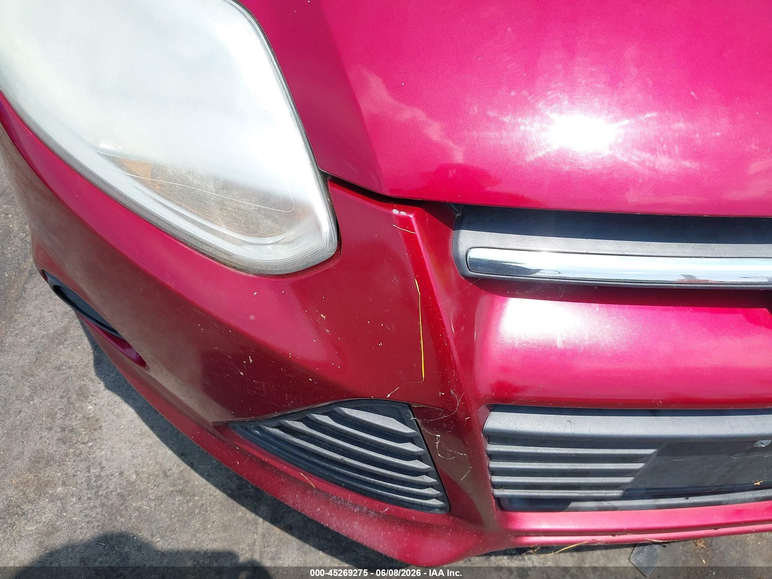 2013 Ford Focus Se Red vin: 1FADP3F27DL225453