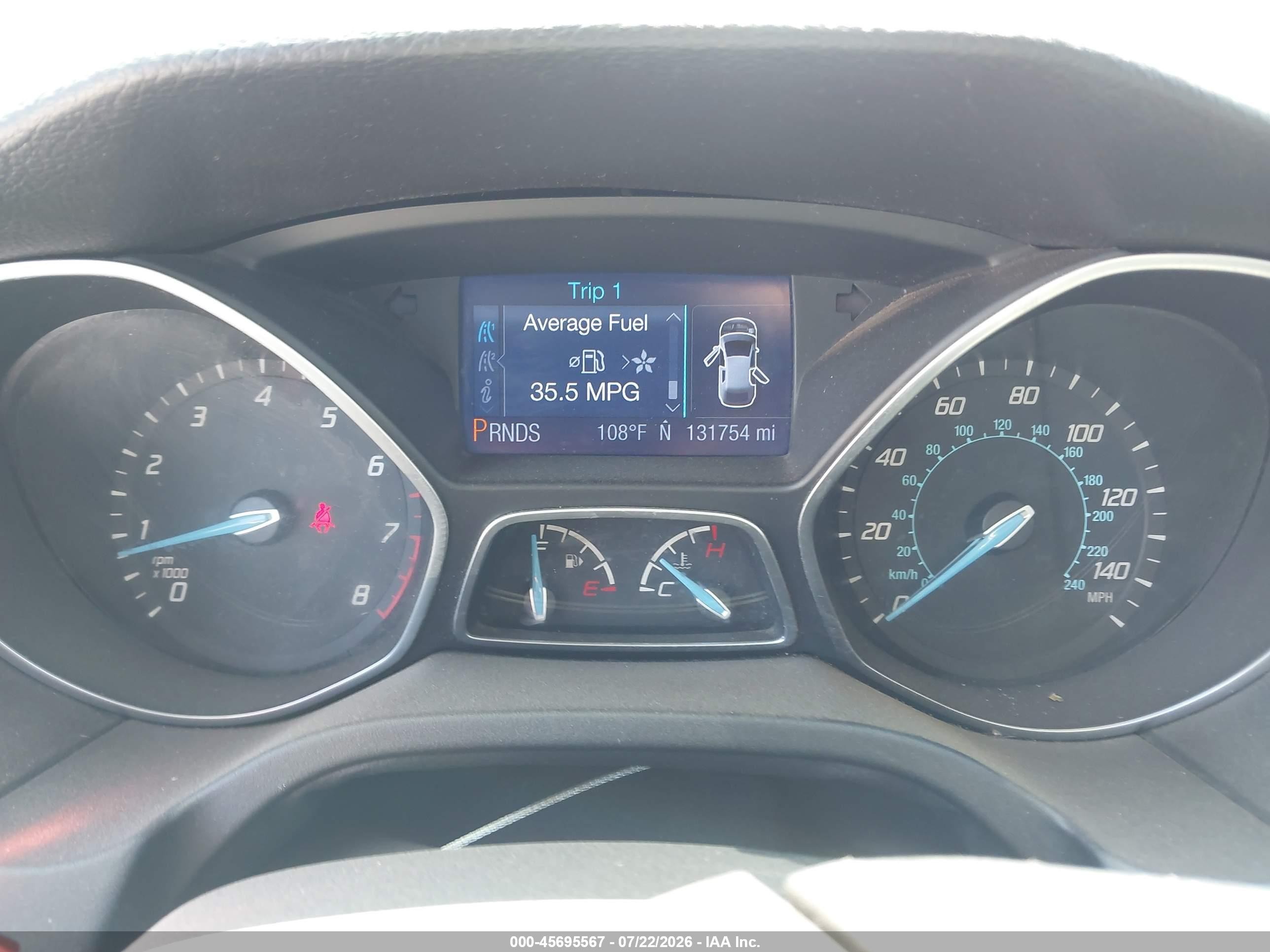 2013 Ford Focus Se Red vin: 1FADP3F27DL246318