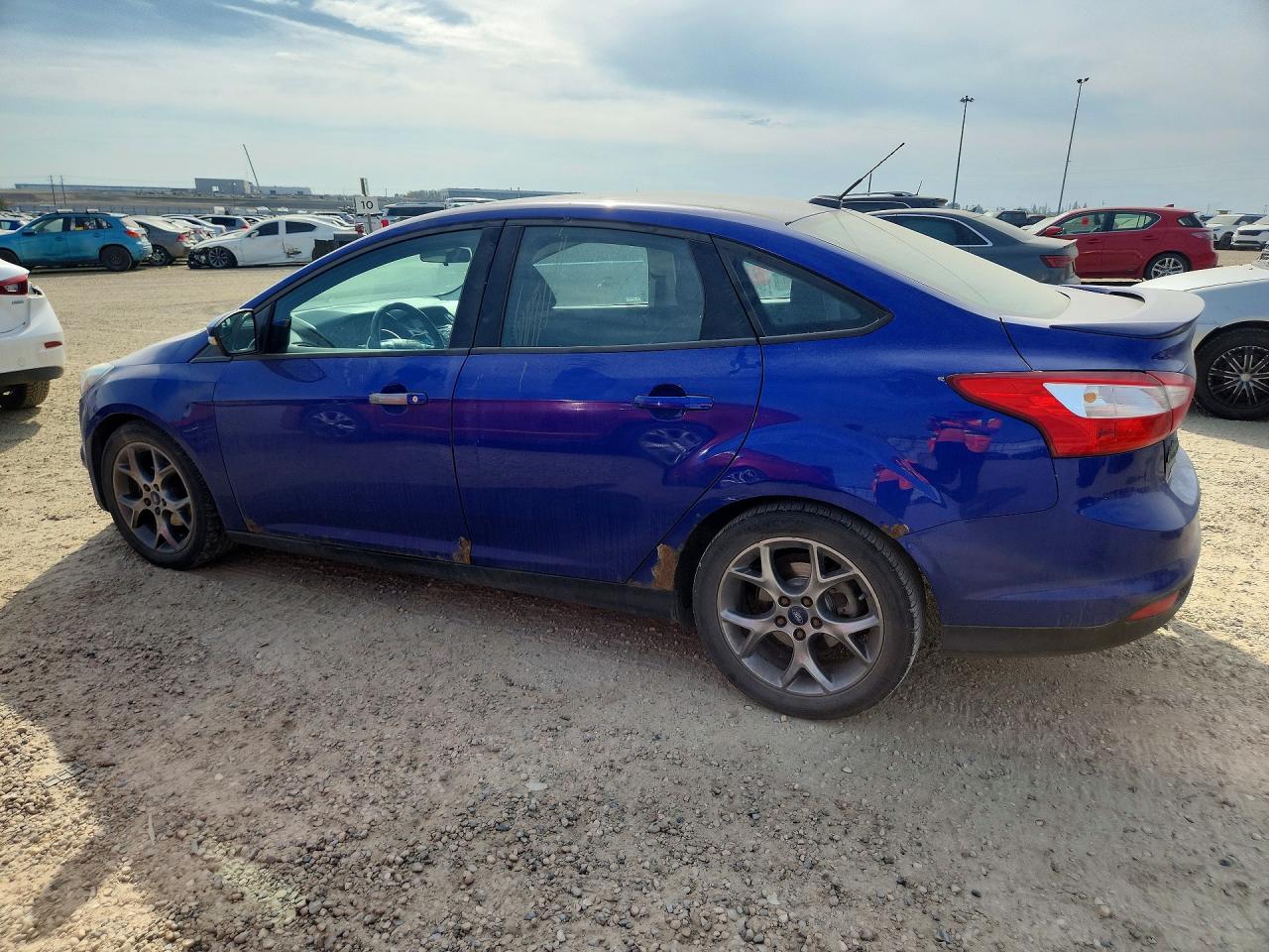 2013 Ford Focus Se Синий vin: 1FADP3F27DL248943