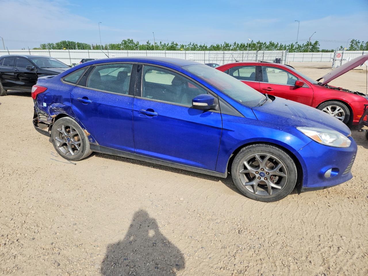 2013 Ford Focus Se Синий vin: 1FADP3F27DL248943