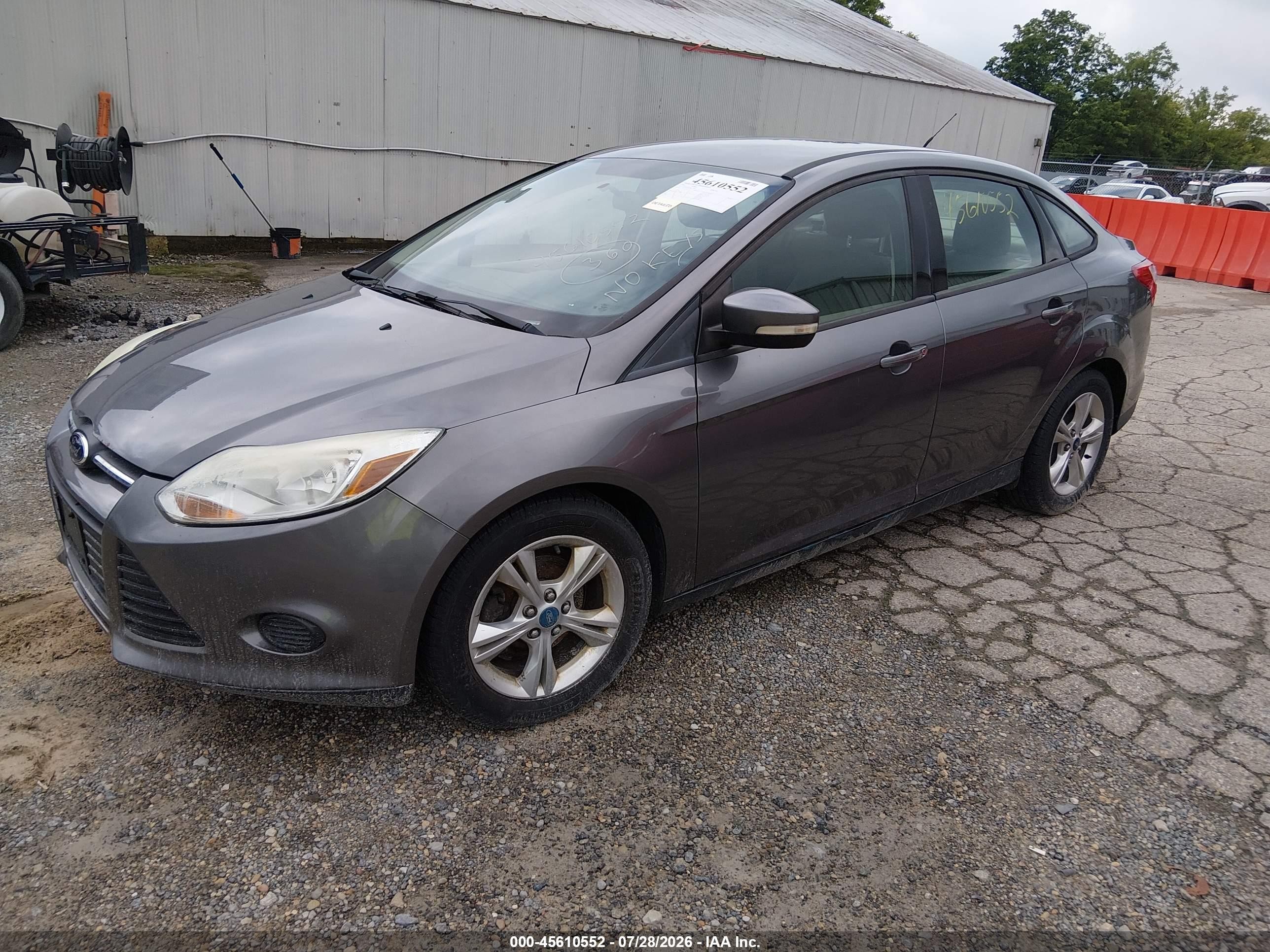 2013 Ford Focus Se Pewter vin: 1FADP3F27DL253415