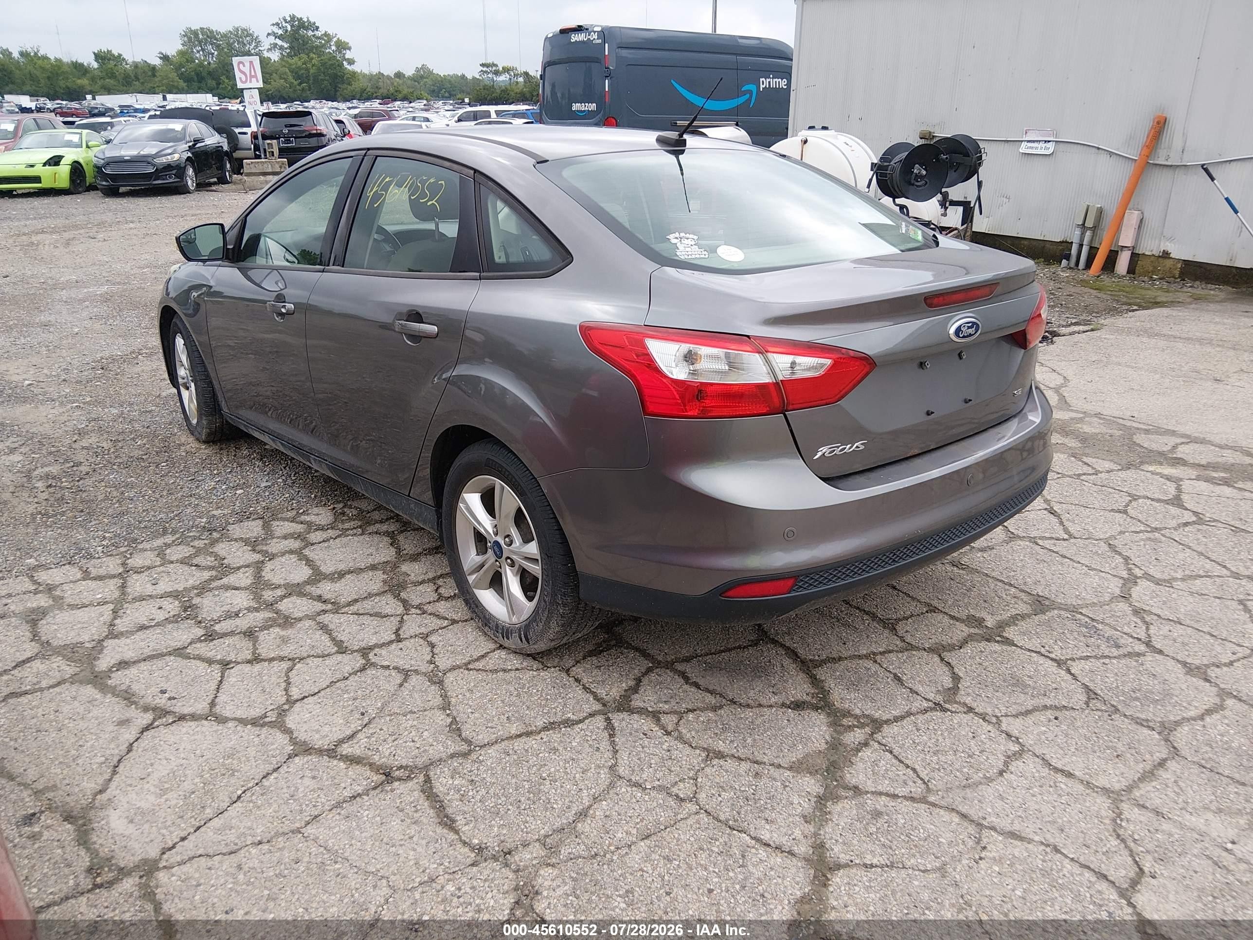 2013 Ford Focus Se Pewter vin: 1FADP3F27DL253415