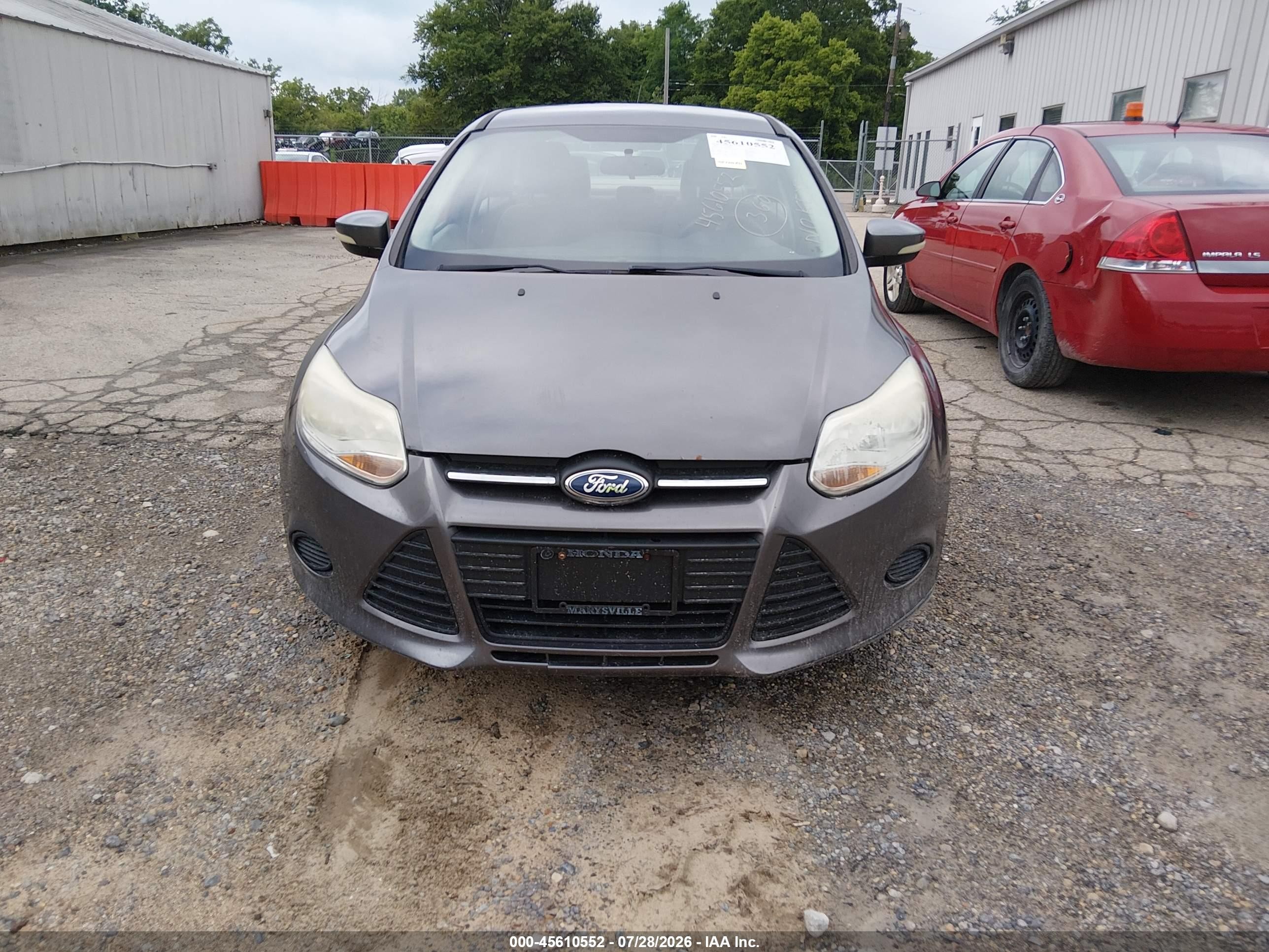 2013 Ford Focus Se Pewter vin: 1FADP3F27DL253415