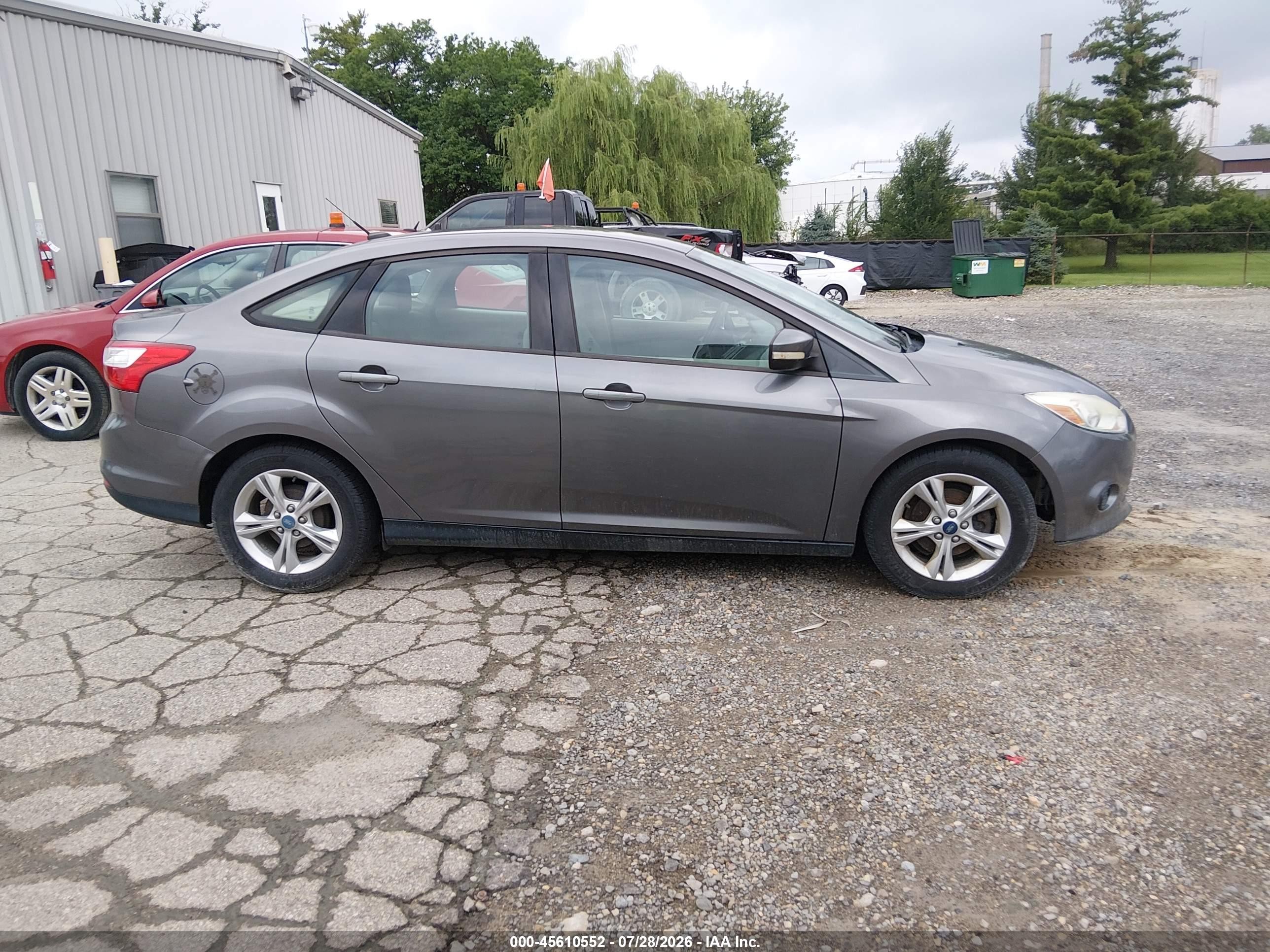 2013 Ford Focus Se Pewter vin: 1FADP3F27DL253415