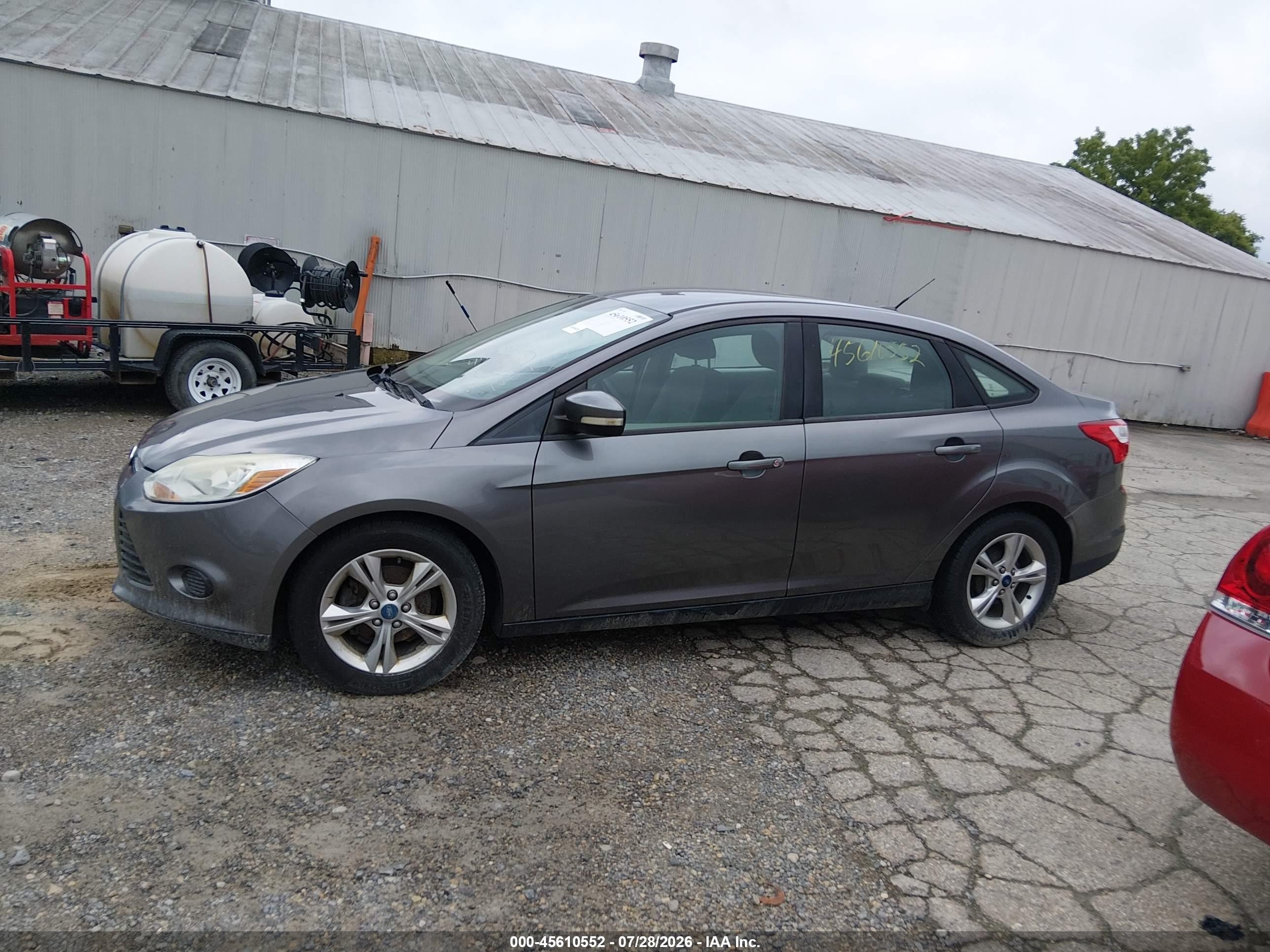 2013 Ford Focus Se Pewter vin: 1FADP3F27DL253415